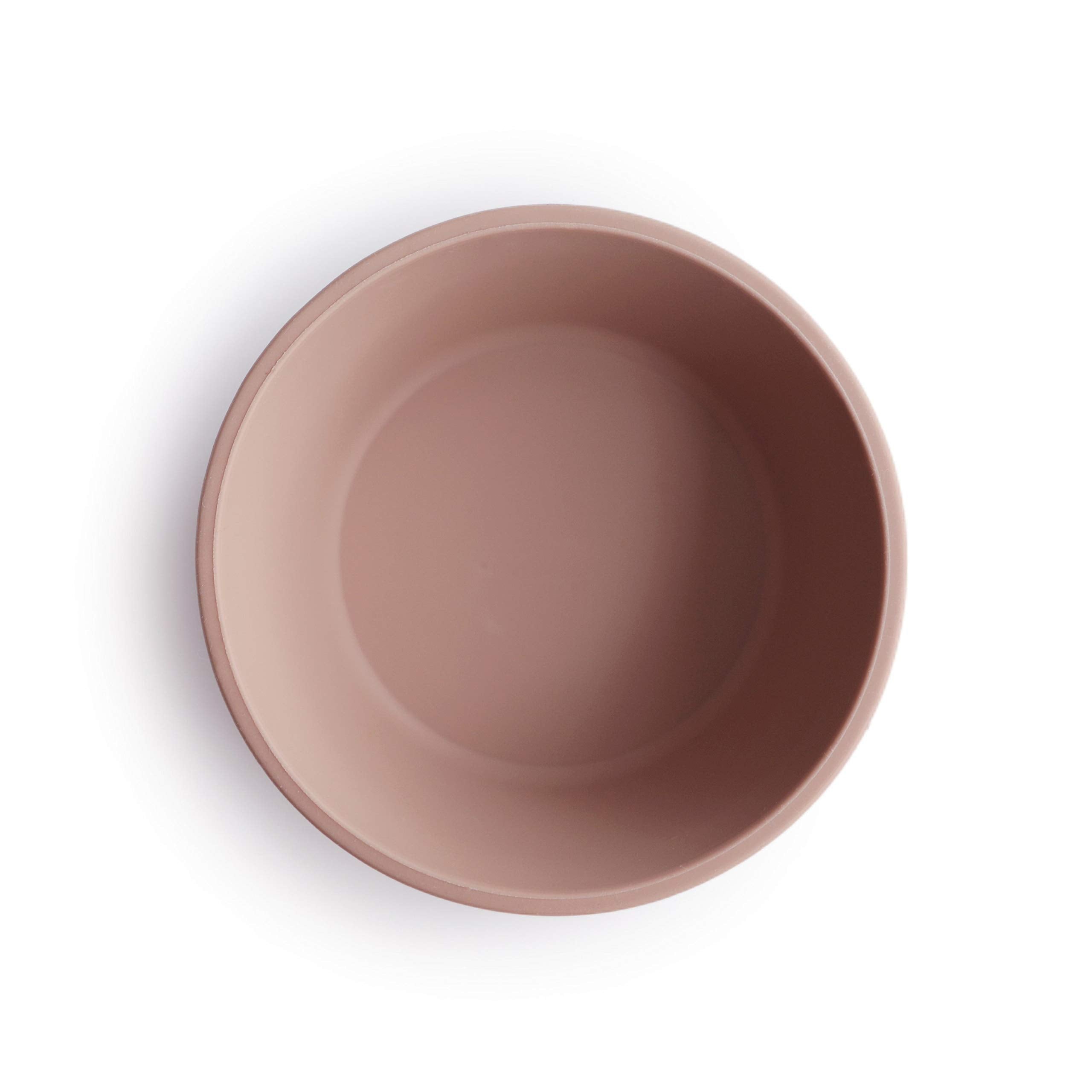 mushie Silicone Suction Bowl | BPA-Free Non-Slip Design (Ivory)