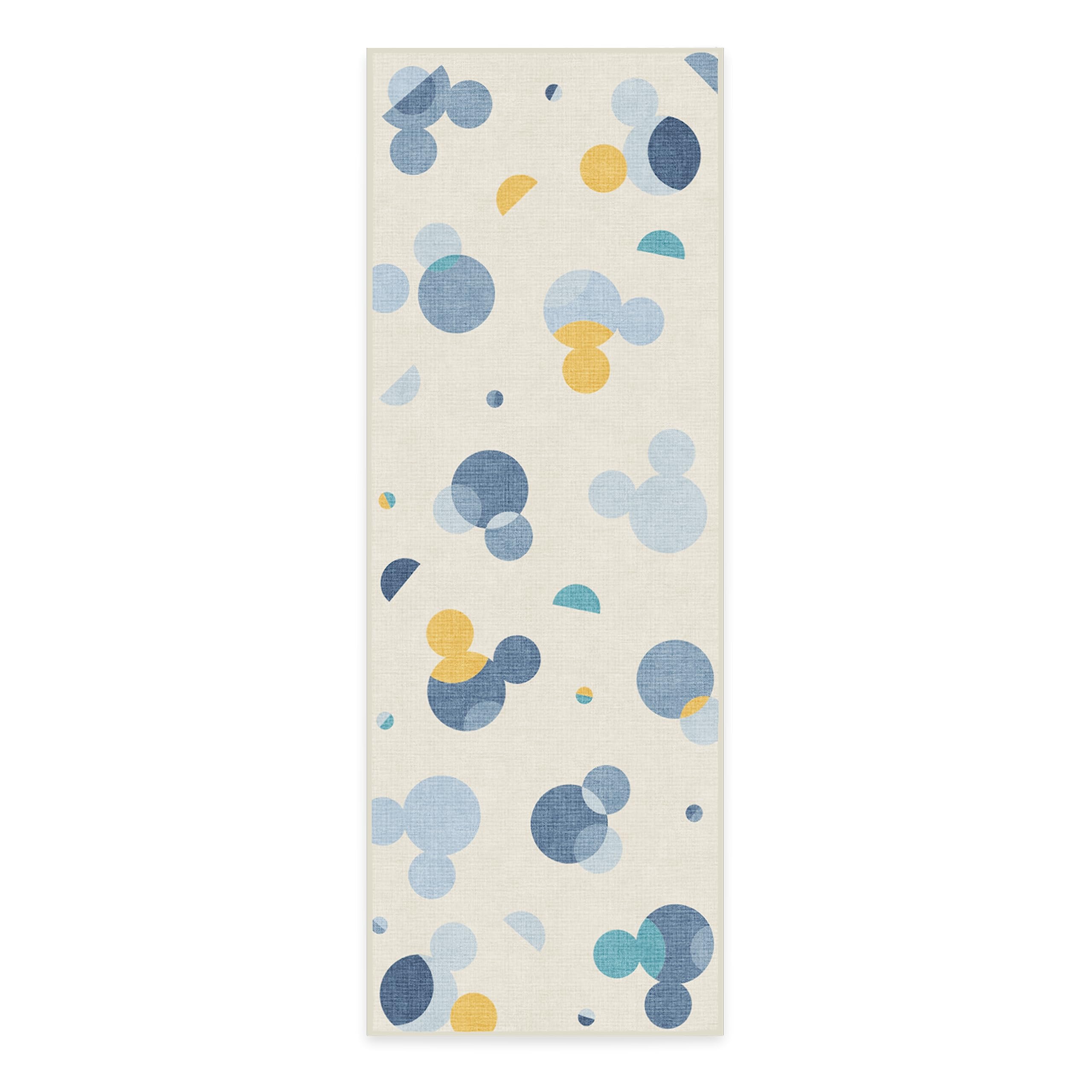 RUGGABLE Disney Classic Minnie Mouse Washable Rug - Perfect Area Rug for Nursery Playroom Kids Room - Pet & Child Friendly - Stain & Water Resistant - Trellis Pink 5&