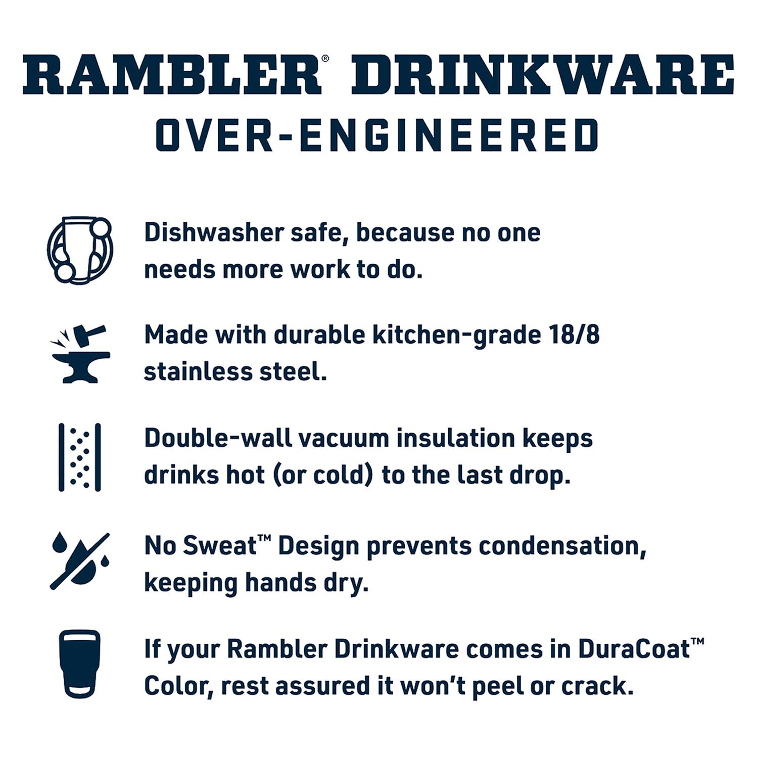 YETI Rambler Tumbler with Handle and Straw Lid, Vacuum Insulated Travel Mug, Stainless Steel