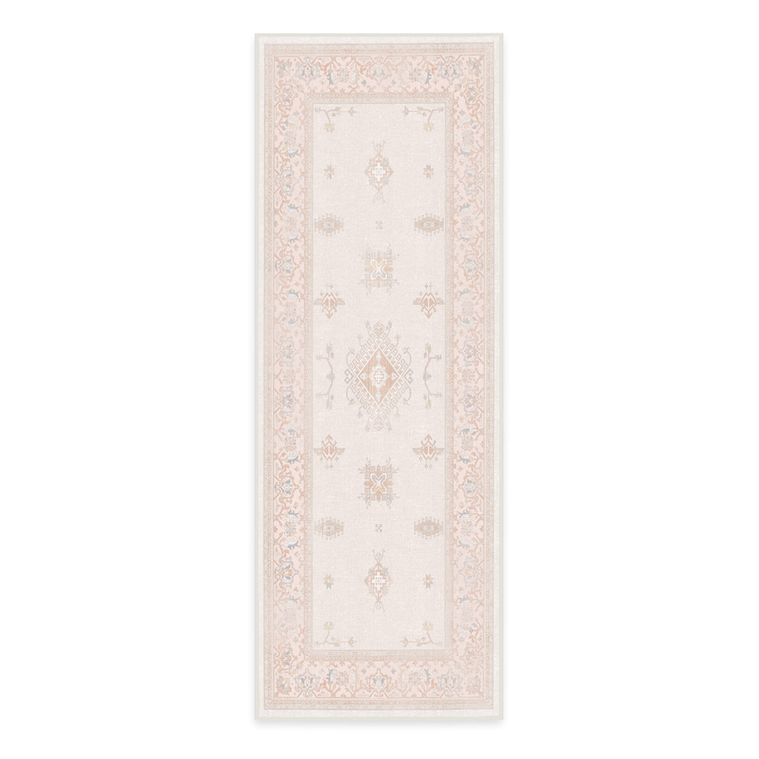 RUGGABLE – Verena Dark Wood – Machine Washable Runner Rug – Pet & Child Friendly – Stain & Water Resistant – Non-Slip – 2.5&