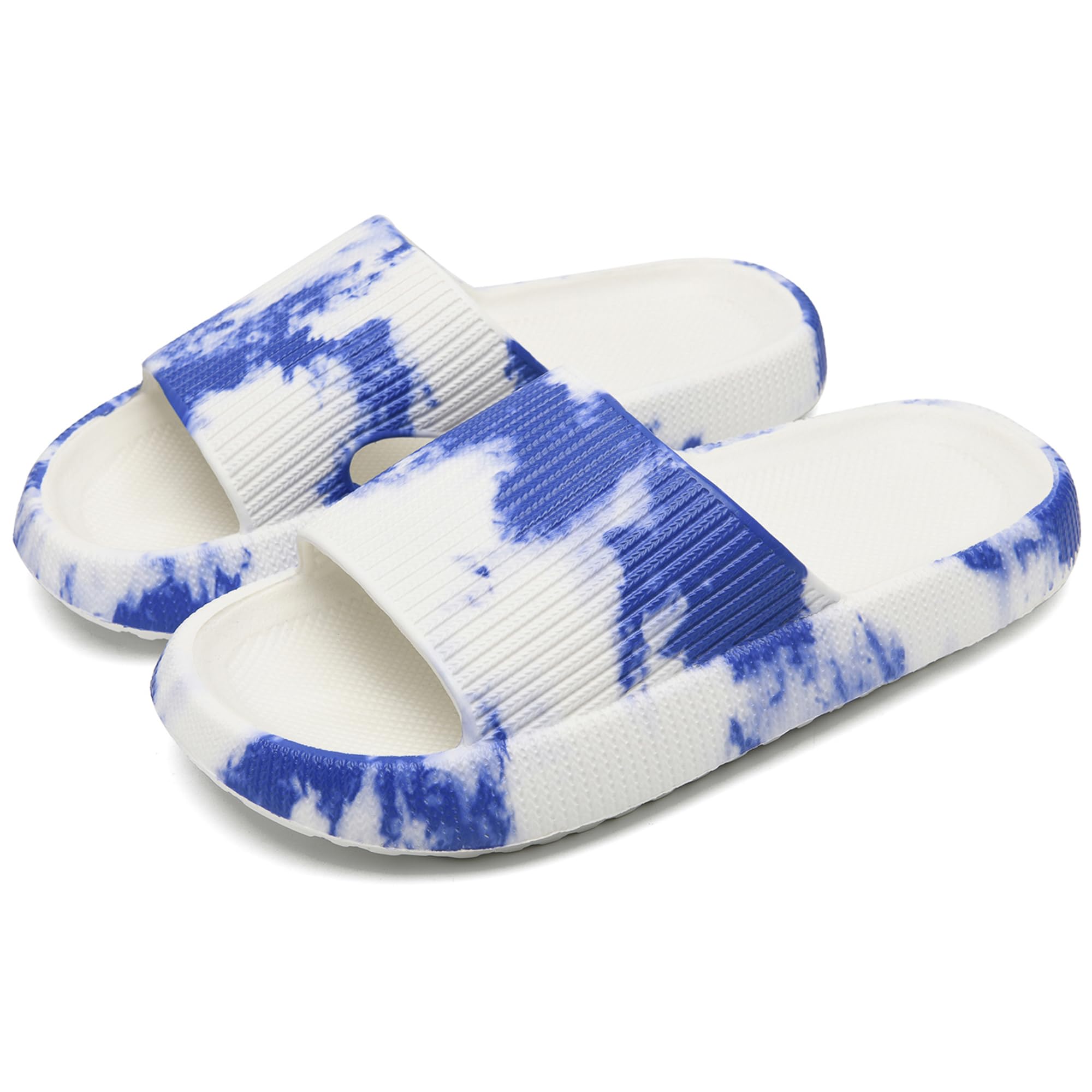 rosyclo Cloud Slippers for Women and Men, Pillow House Slippers Shower Shoes Indoor Slides Bathroom Sandals, Ultimate Comfort, Lightweight, Thick Sole, Non-Slip, Easy to Clean
