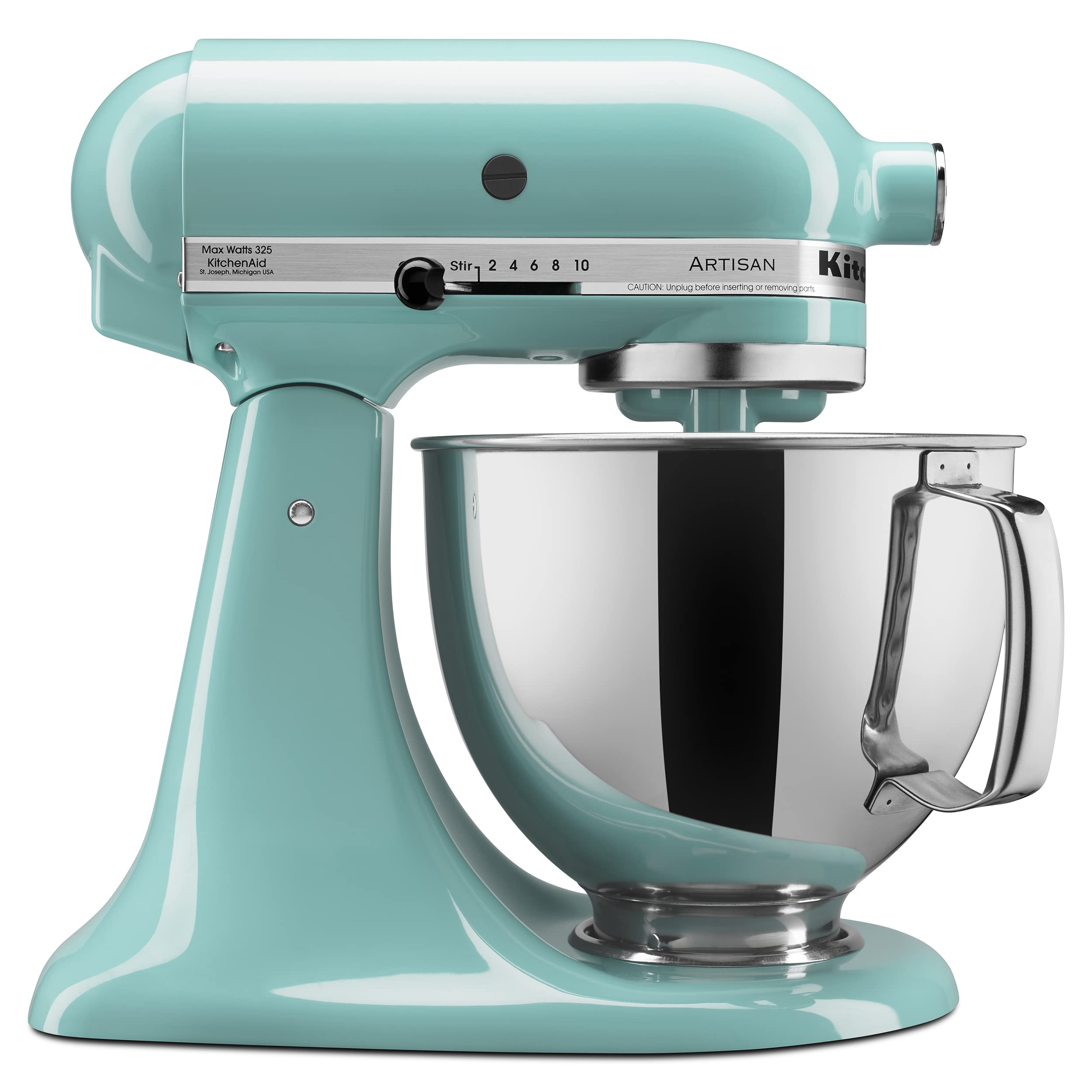 KitchenAid Artisan Series 5-Quart Tilt-Head Stand Mixer, Almond Cream, KSM150PSAC
