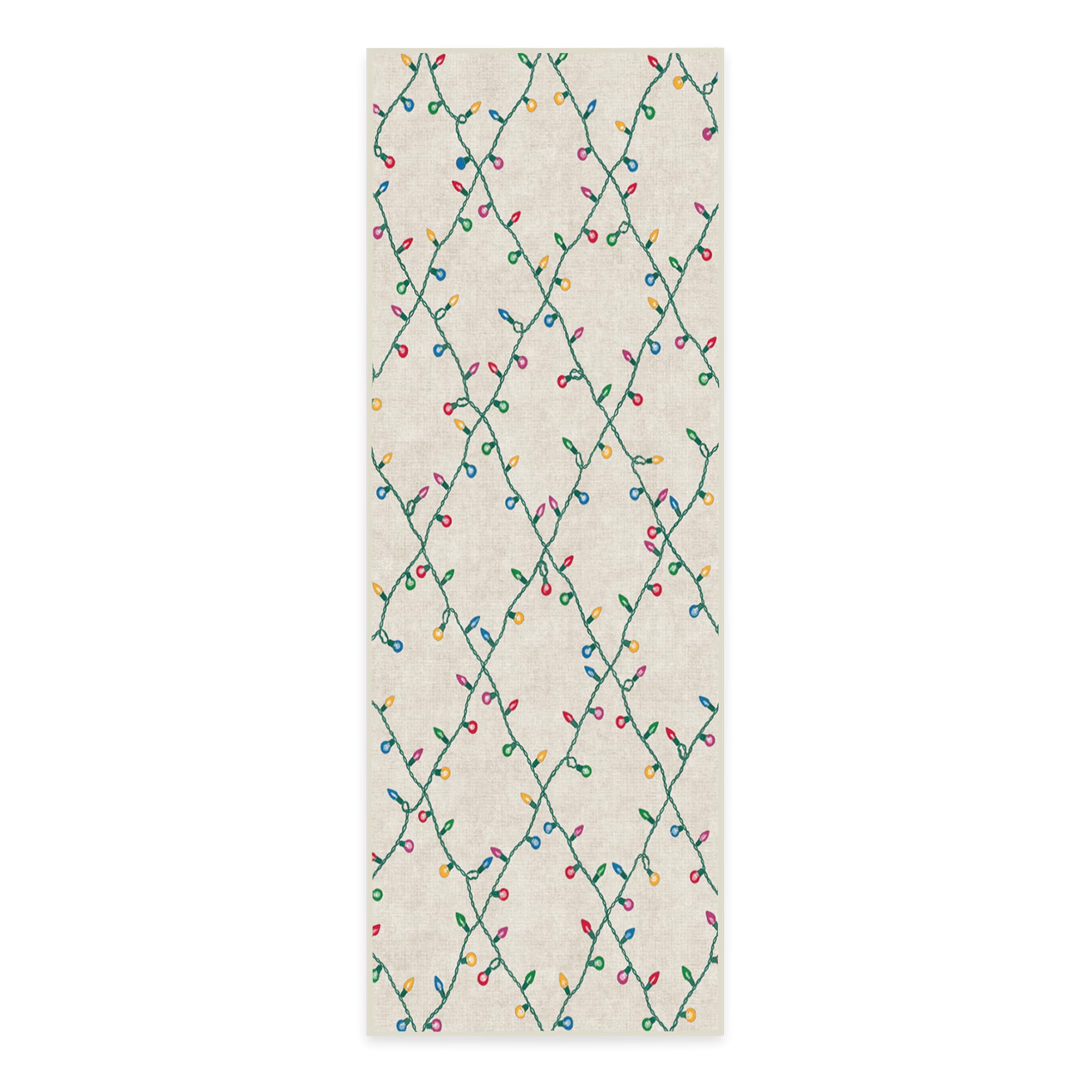 RUGGABLE Winter Plaid Washable Rug - Perfect Holiday Area Rug for Living Room Bedroom Kitchen - Pet & Child Friendly - Stain & Water Resistant - Dress Stewart Tartan Plaid 3&