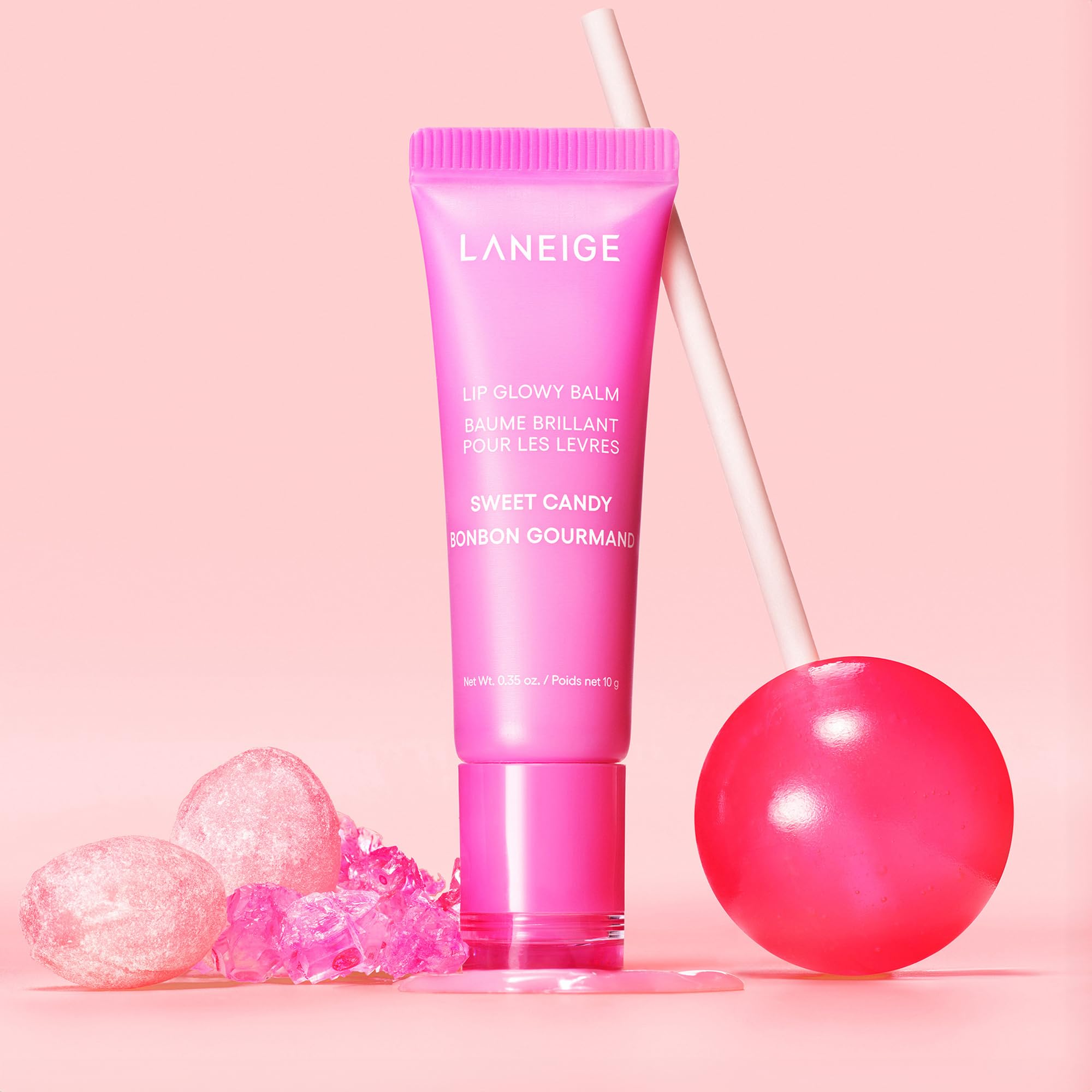 LANEIGE Lip Glowy Balm Hydrate, Glossy, Lightweight, Moisturize & Tint with Shea Butter