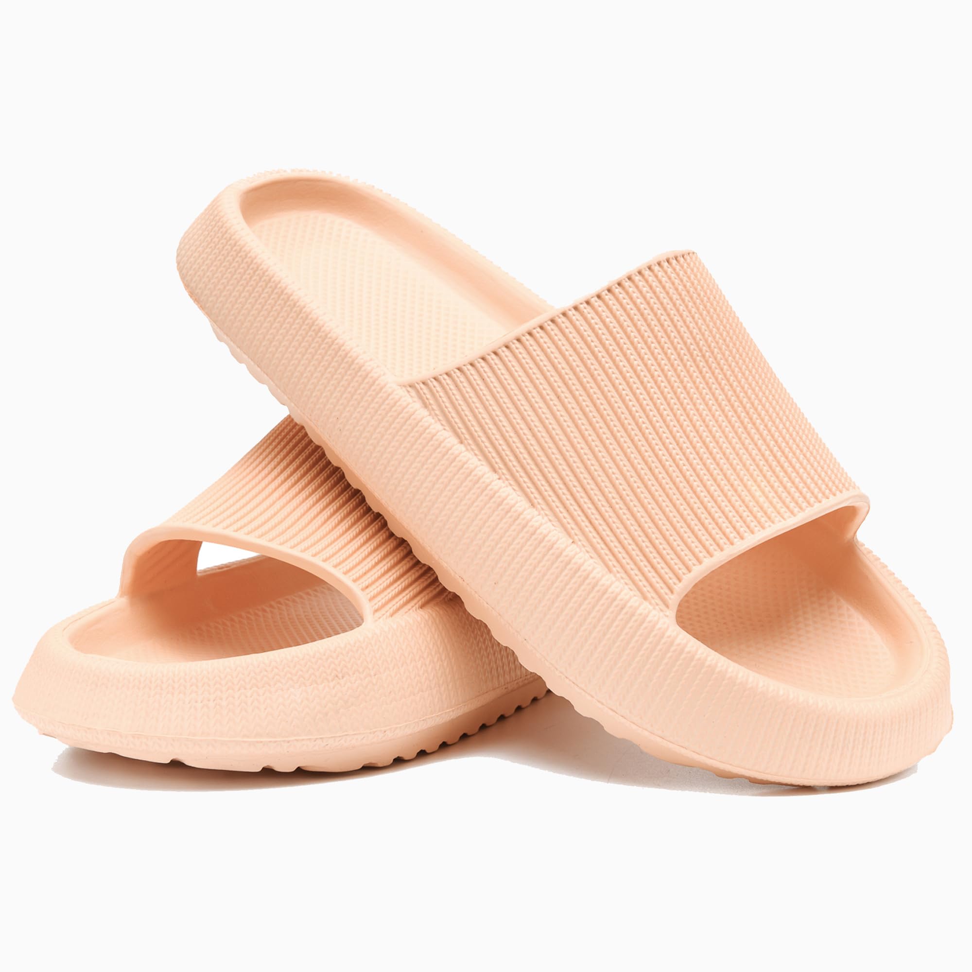 rosyclo Cloud Slippers for Women and Men, Pillow House Slippers Shower Shoes Indoor Slides Bathroom Sandals, Ultimate Comfort, Lightweight, Thick Sole, Non-Slip, Easy to Clean