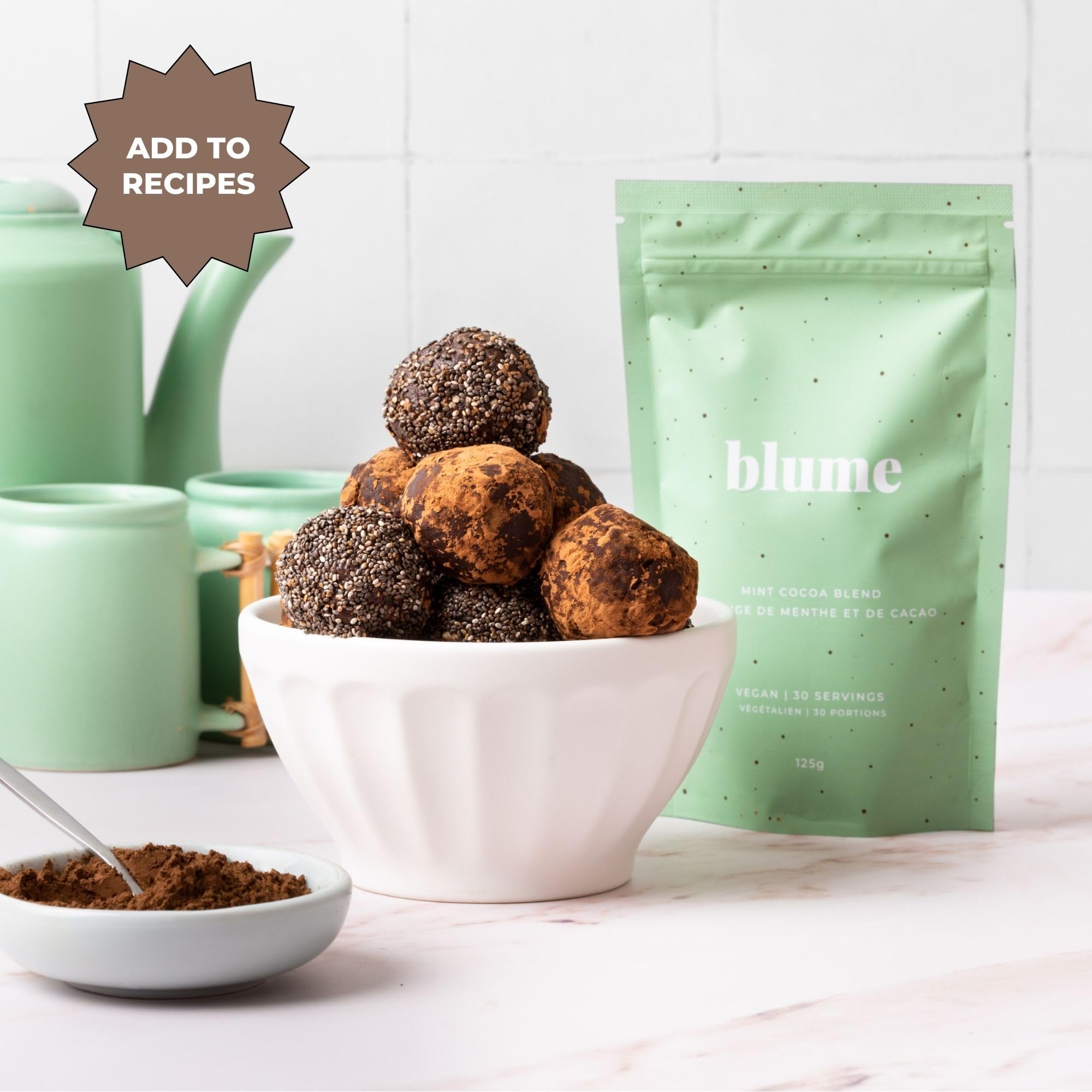 Blume Rose London Fog Latte with Zero Sugar or Caffeine - Certified Organic, Vegan and Gluten-Free - Tart Cherry & Rosehips blend rich Antioxidant & Vitamin to Ease Bloating and Boost Your Natural Glow - 30 Servings