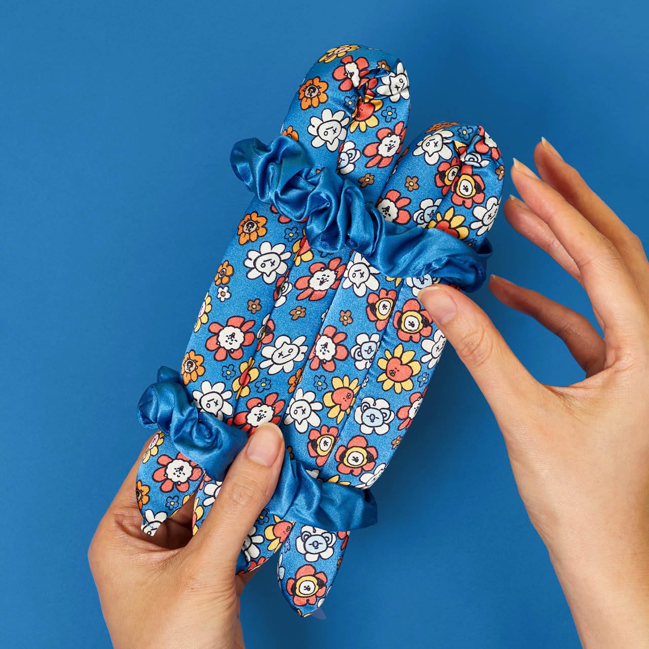 Kitsch Satin Heatless Curling Set for No-Heat Soft Curls | Overnight Hair Curlers & Curling Rod Headband, Frizz-Free Styling | Gentle Rollers for All Hair Types - 1 Pack (Charcoal)