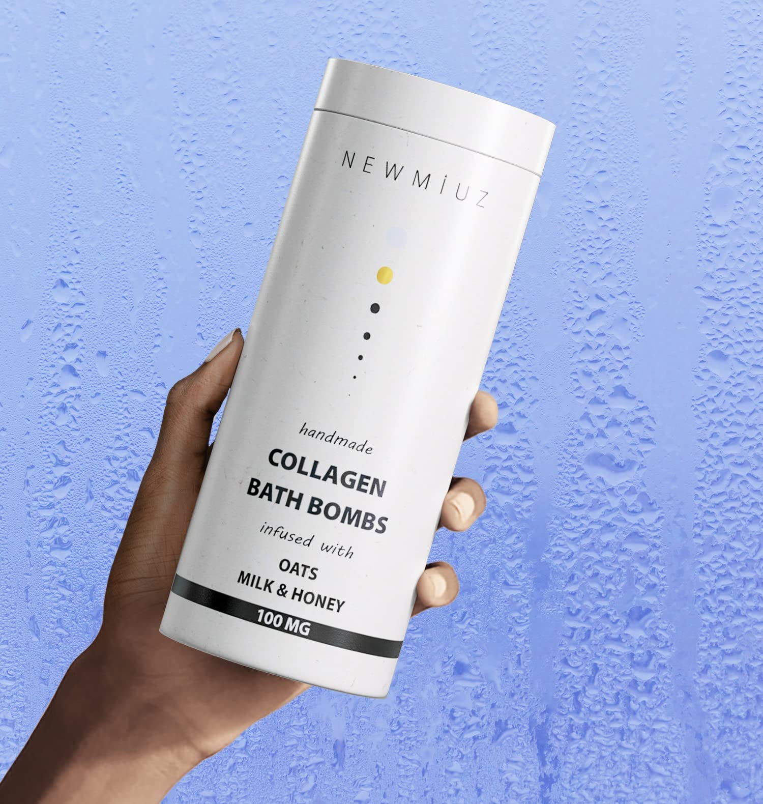 Creamy Collagen Bath Bombs Oatmeal Milk Honey Shea Butter Large Bubble Fizzy Bath Bomb Gift Set for Women Handmade Relaxing Moisturizing for Sensitive Skin Spa Gift Idea Christmas Birthday