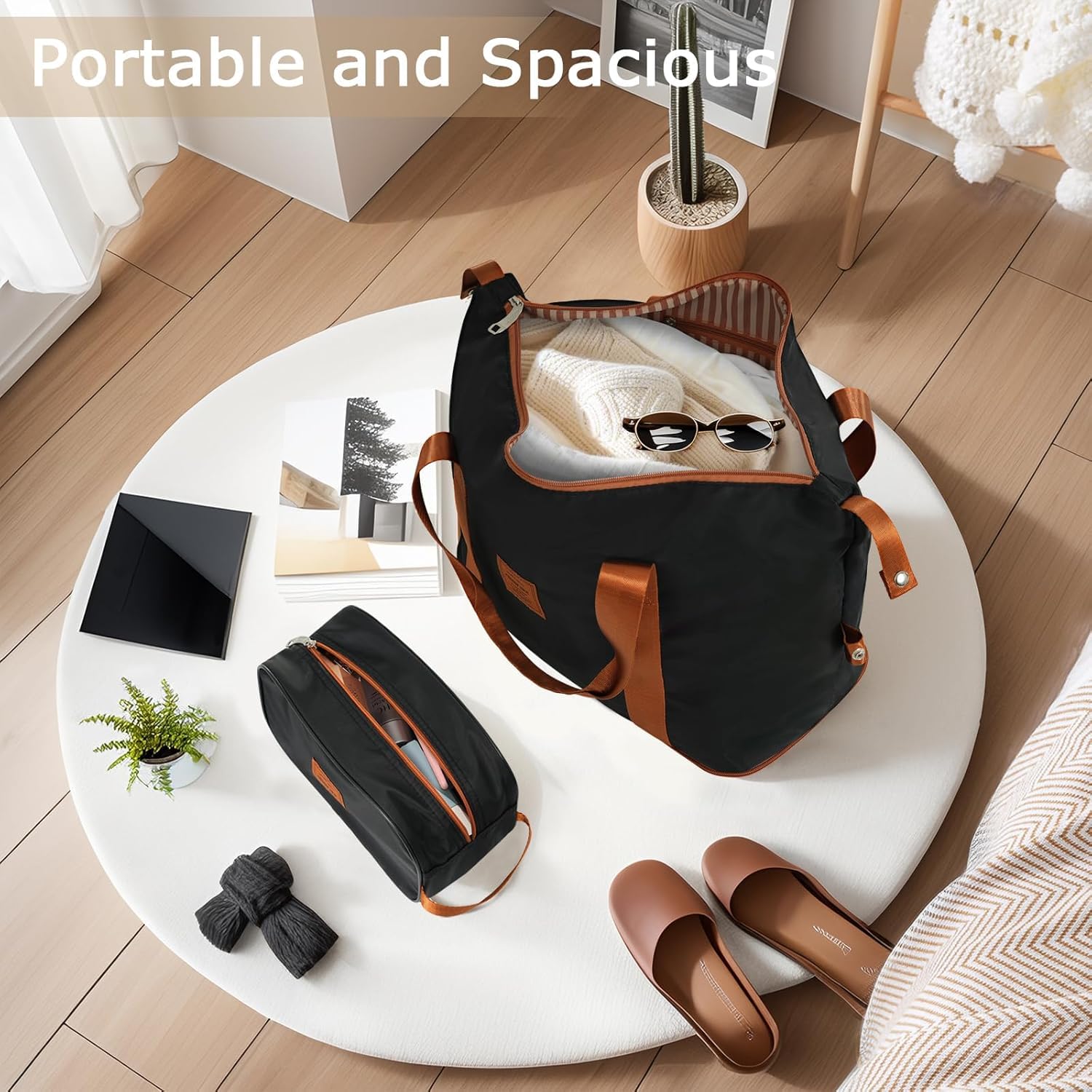 Merax 3 Pcs ABS Hardside Luggage Sets TSA Lock Spinner Wheel Suitcases, Pearly White, 20/24/28 Inch