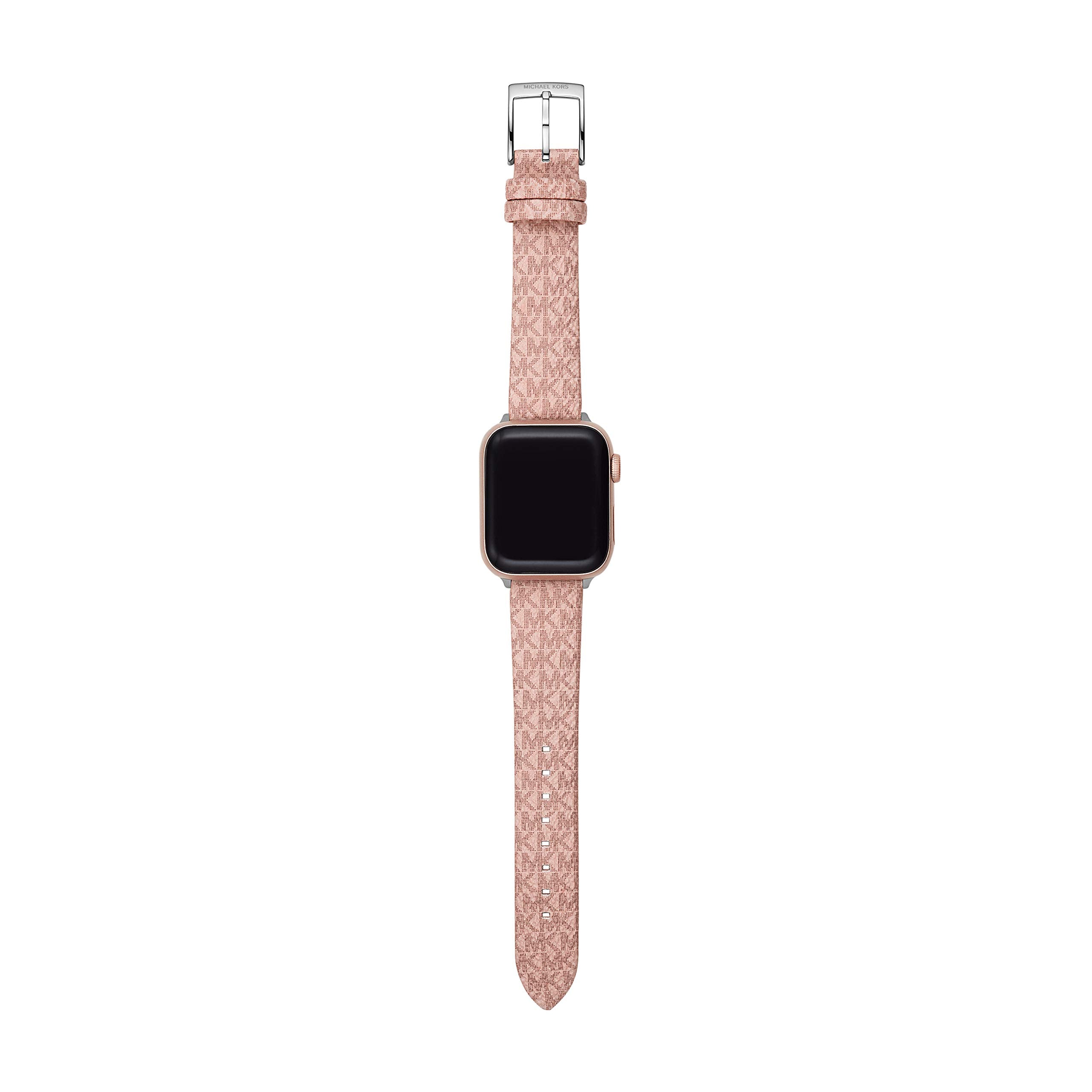 Michael Kors Band for Apple Watch; Silicone or Leather Smart Watch Bands for Women; Compatible with Apple Watch 38mm, 40mm, 41mm