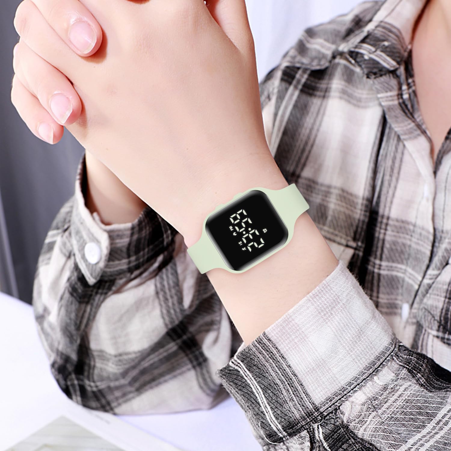 Kids Watch, No App Fitness Tracker Watch for Kids Teenager Digital Watch with Steps Counter/Distance/Calories/Alarm/Stopwatch Fitness Watch for Kids Girls Boys Gift for Teens