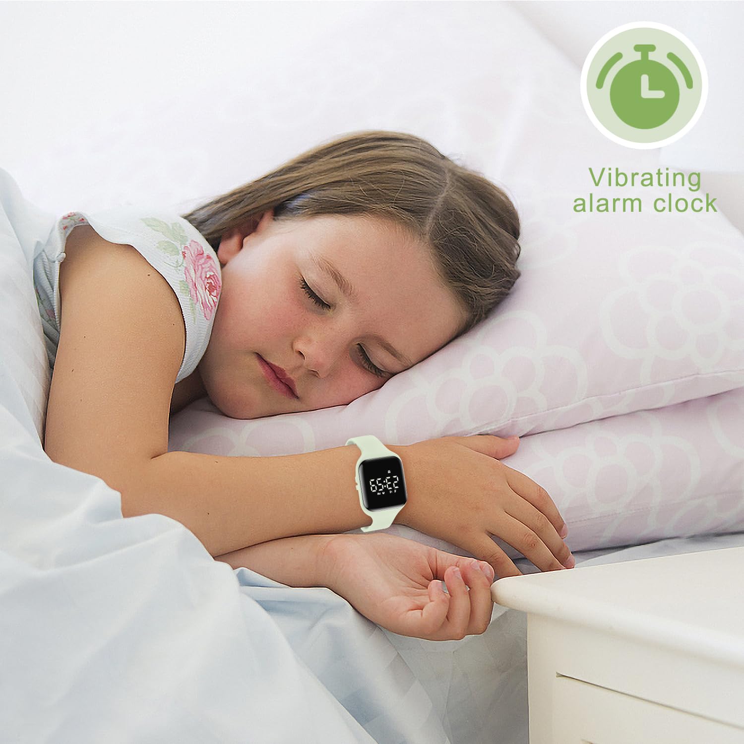 Kids Watch, No App Fitness Tracker Watch for Kids Teenager Digital Watch with Steps Counter/Distance/Calories/Alarm/Stopwatch Fitness Watch for Kids Girls Boys Gift for Teens