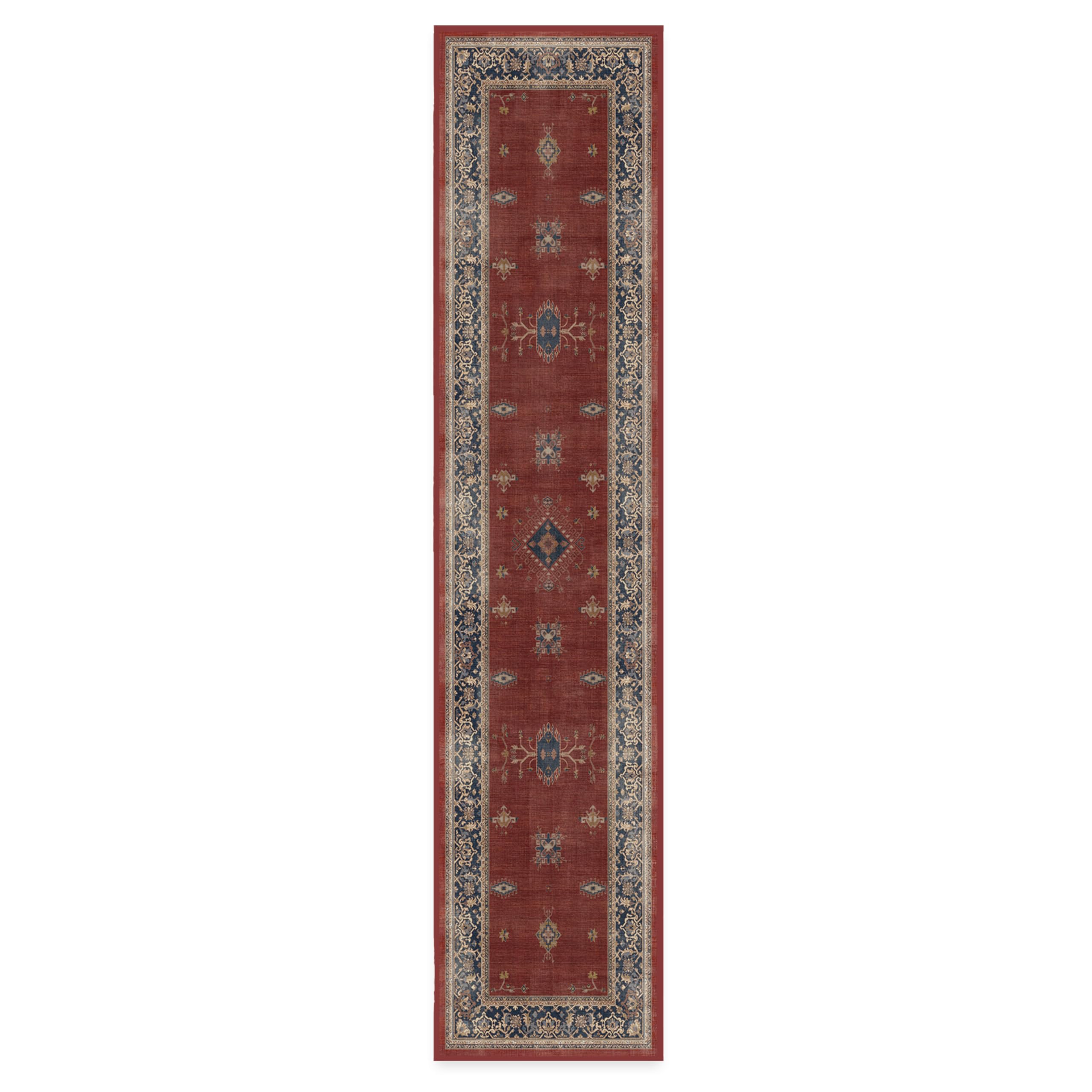 RUGGABLE – Verena Dark Wood – Machine Washable Runner Rug – Pet & Child Friendly – Stain & Water Resistant – Non-Slip – 2.5&