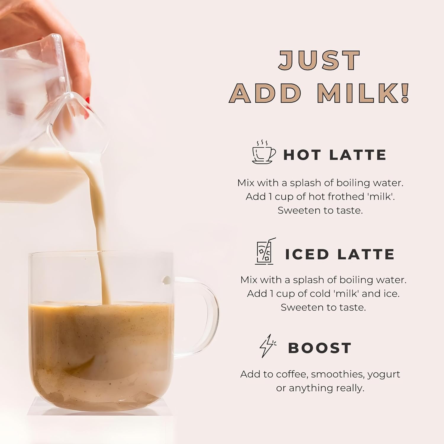 Blume Salted Caramel Superfoods Latte - Organic Sugar-Free, Vegan and Keto-Friendly Latte - Coffee Enhancer - 100 Grams