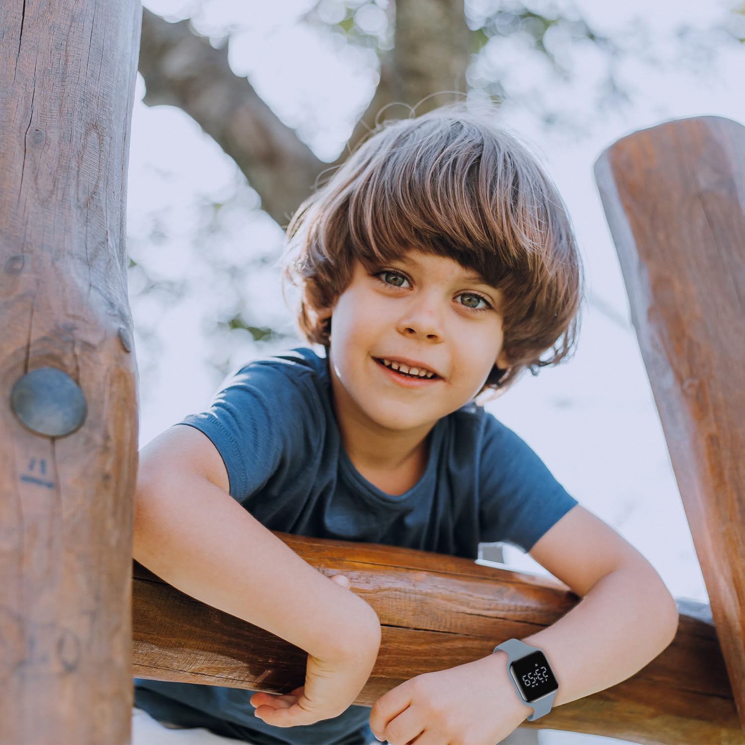 Kids Watch, No App Fitness Tracker Watch for Kids Teenager Digital Watch with Steps Counter/Distance/Calories/Alarm/Stopwatch Fitness Watch for Kids Girls Boys Gift for Teens