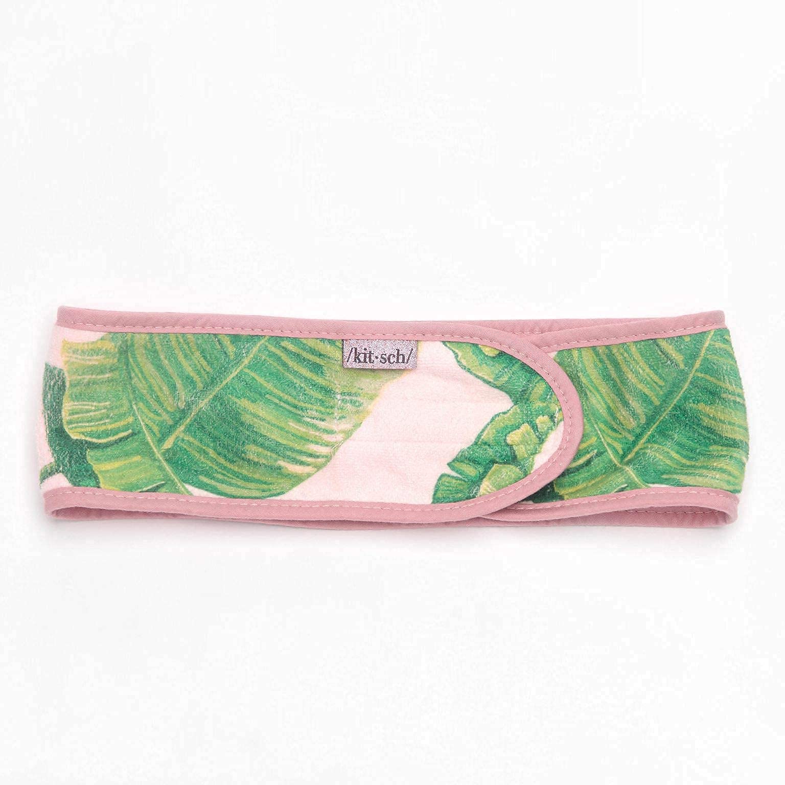 Kitsch Spa Multifunctional Microfiber Headband - Facial Skincare and Hair Band for Makeup Application, Face Washing | Micro Dot Design