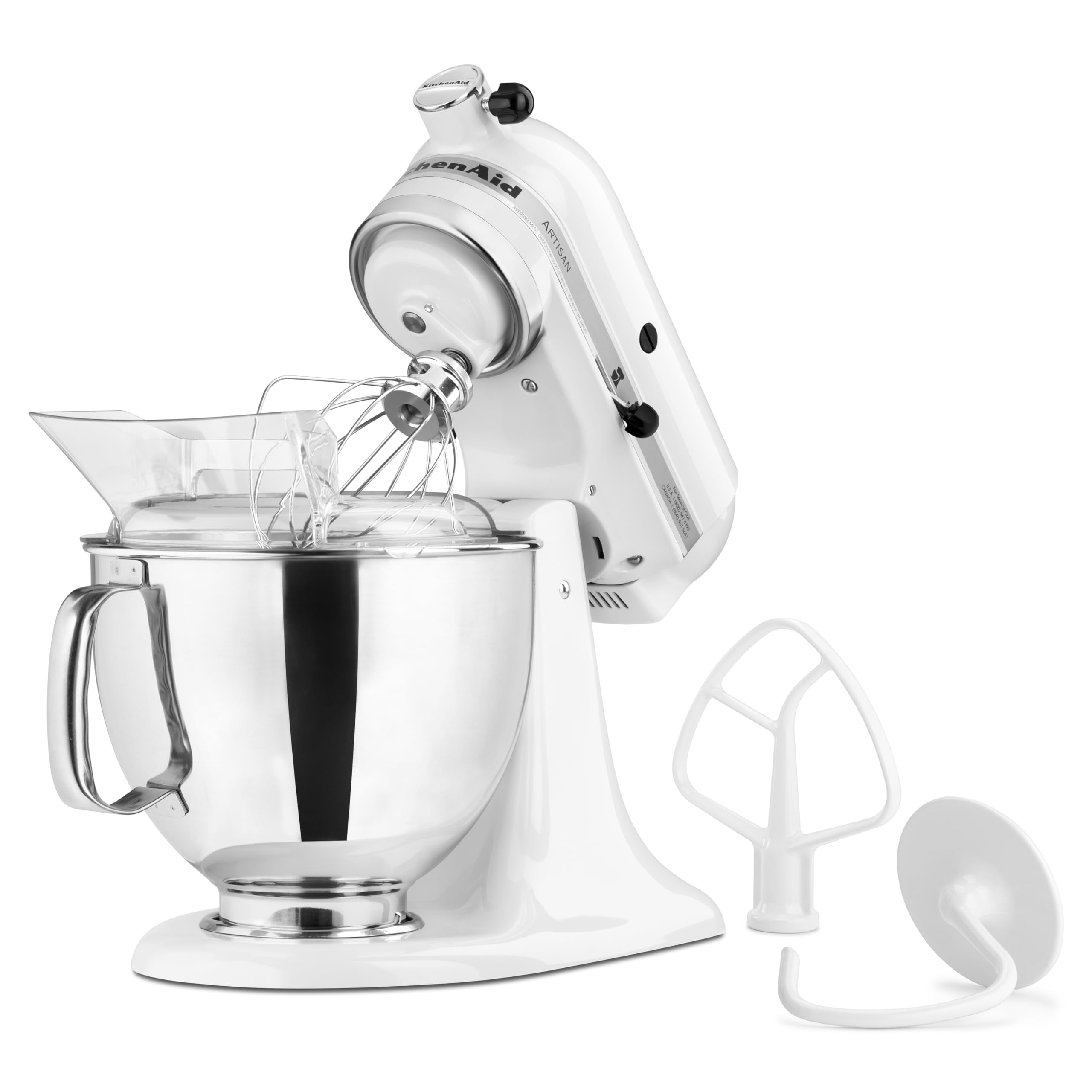 KitchenAid Artisan Series 5-Quart Tilt-Head Stand Mixer, Almond Cream, KSM150PSAC