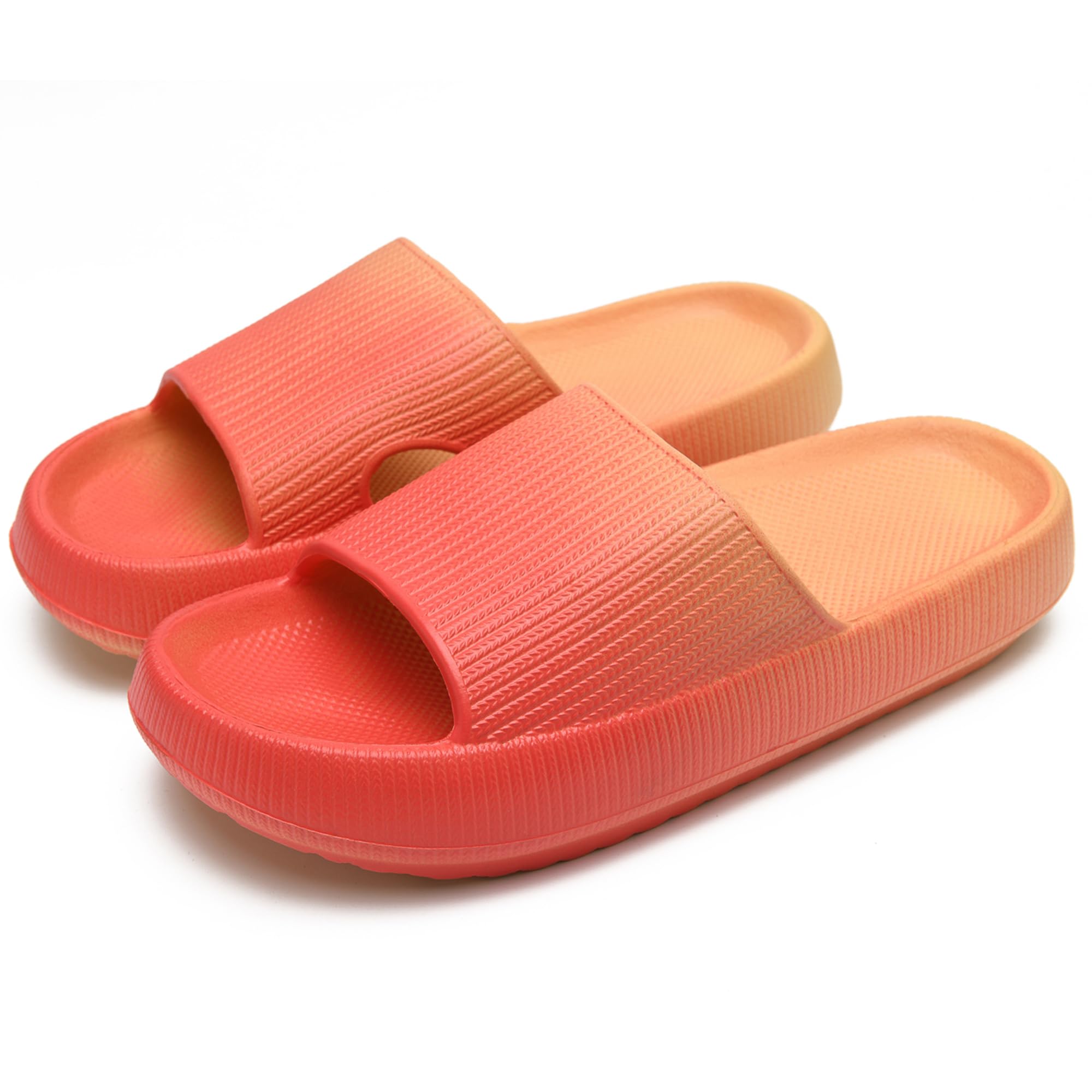 rosyclo Cloud Slippers for Women and Men, Pillow House Slippers Shower Shoes Indoor Slides Bathroom Sandals, Ultimate Comfort, Lightweight, Thick Sole, Non-Slip, Easy to Clean