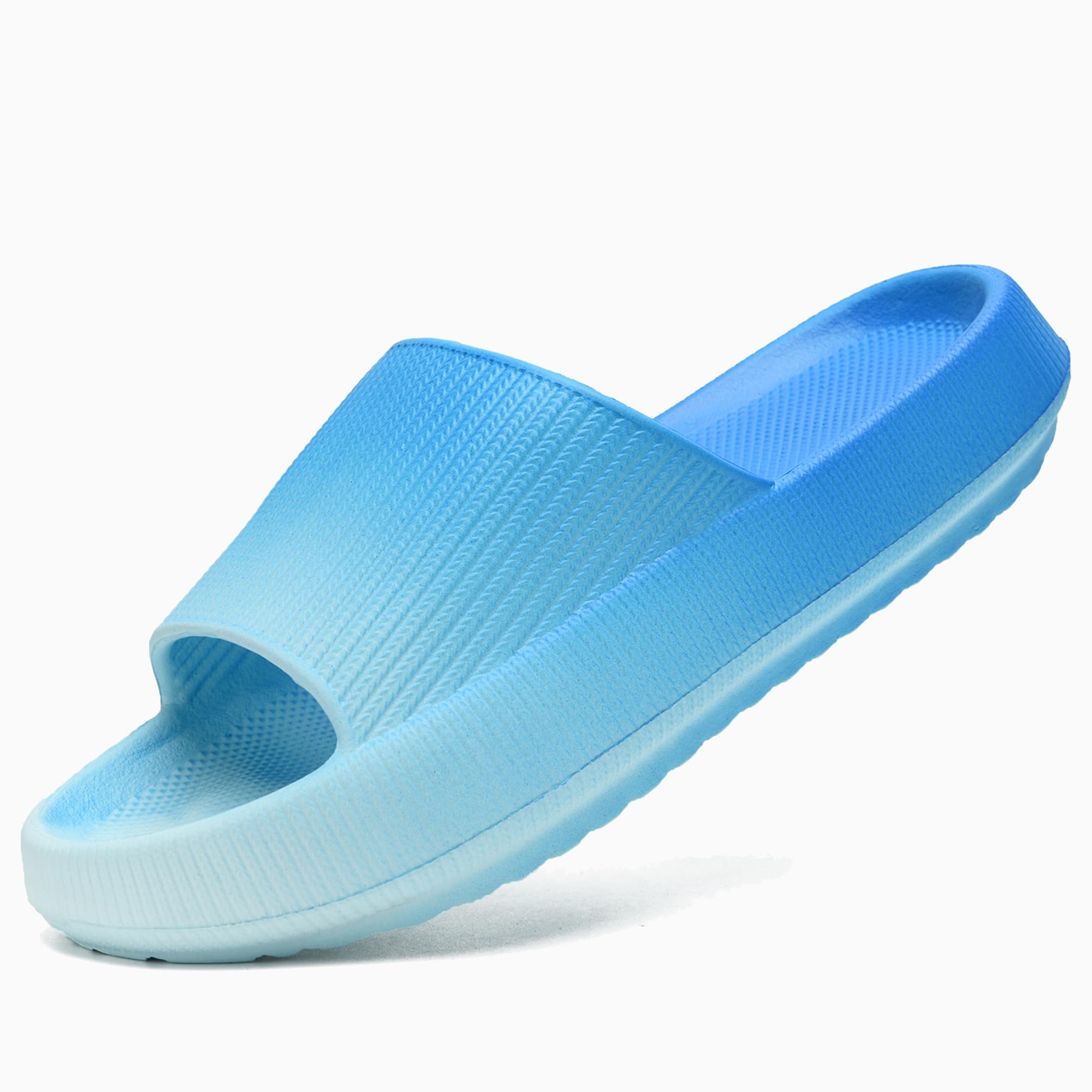 rosyclo Cloud Slippers for Women and Men, Pillow House Slippers Shower Shoes Indoor Slides Bathroom Sandals, Ultimate Comfort, Lightweight, Thick Sole, Non-Slip, Easy to Clean