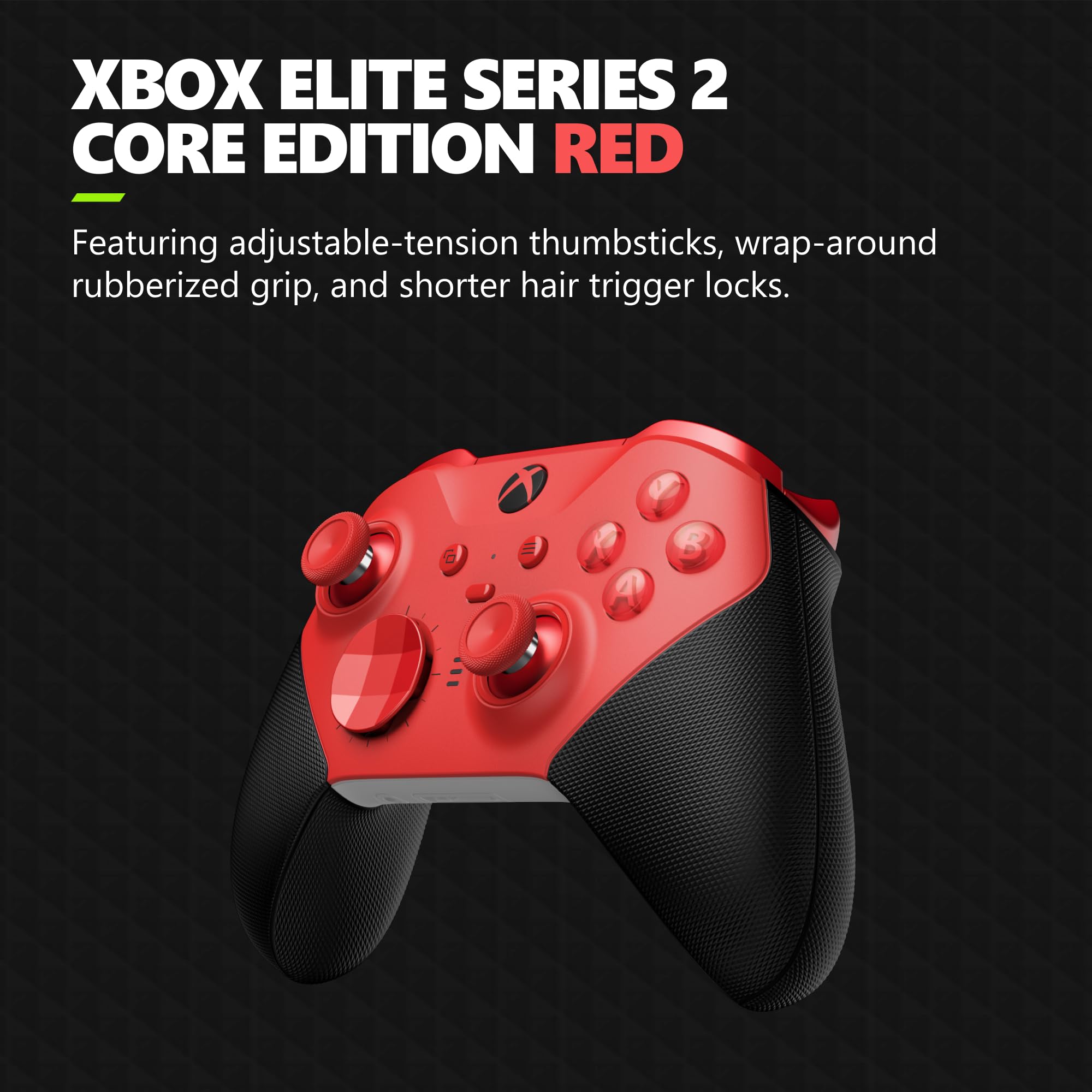 Xbox Elite Wireless Gaming Controller Series 2 – Black – Xbox Series X|S, Xbox One, Windows PC, Android, and iOS - Elite Series 2 Black Edition