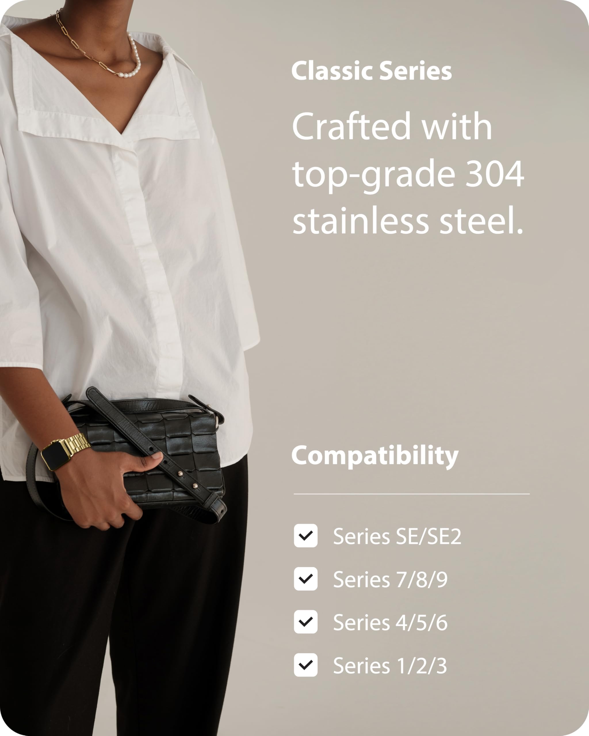 Fullmosa Compatible with Apple Watch Band 49mm 45mm 44mm 42mm 41mm 40mm 38mm, Stainless Steel iWatch Band with Case Compatible for Apple Watch Ultra 2 Ultra Series 10 9 8 7 6 5 4 3 2 1&iWatch SE