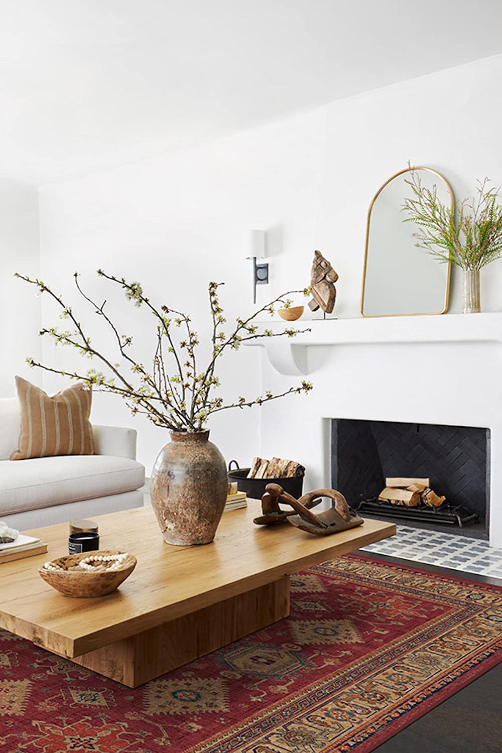 RUGGABLE – Cambria Ruby – Machine Washable Runner Rug – Pet & Child Friendly – Stain & Water Resistant – Non-Slip – 2.5&