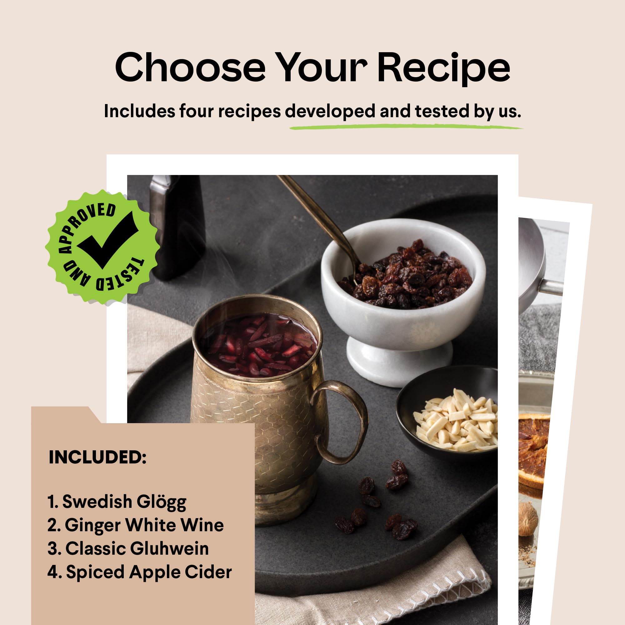 Cooking Gift Set Co. | Mulled Wine Gift Set | Unique Gifts Wine Accessories, Food & Beverage Gifts, Cooking Gadgets Holiday Gifts, Wine Gifts for Women, Christmas Gift Ideas, Wine Making Kit