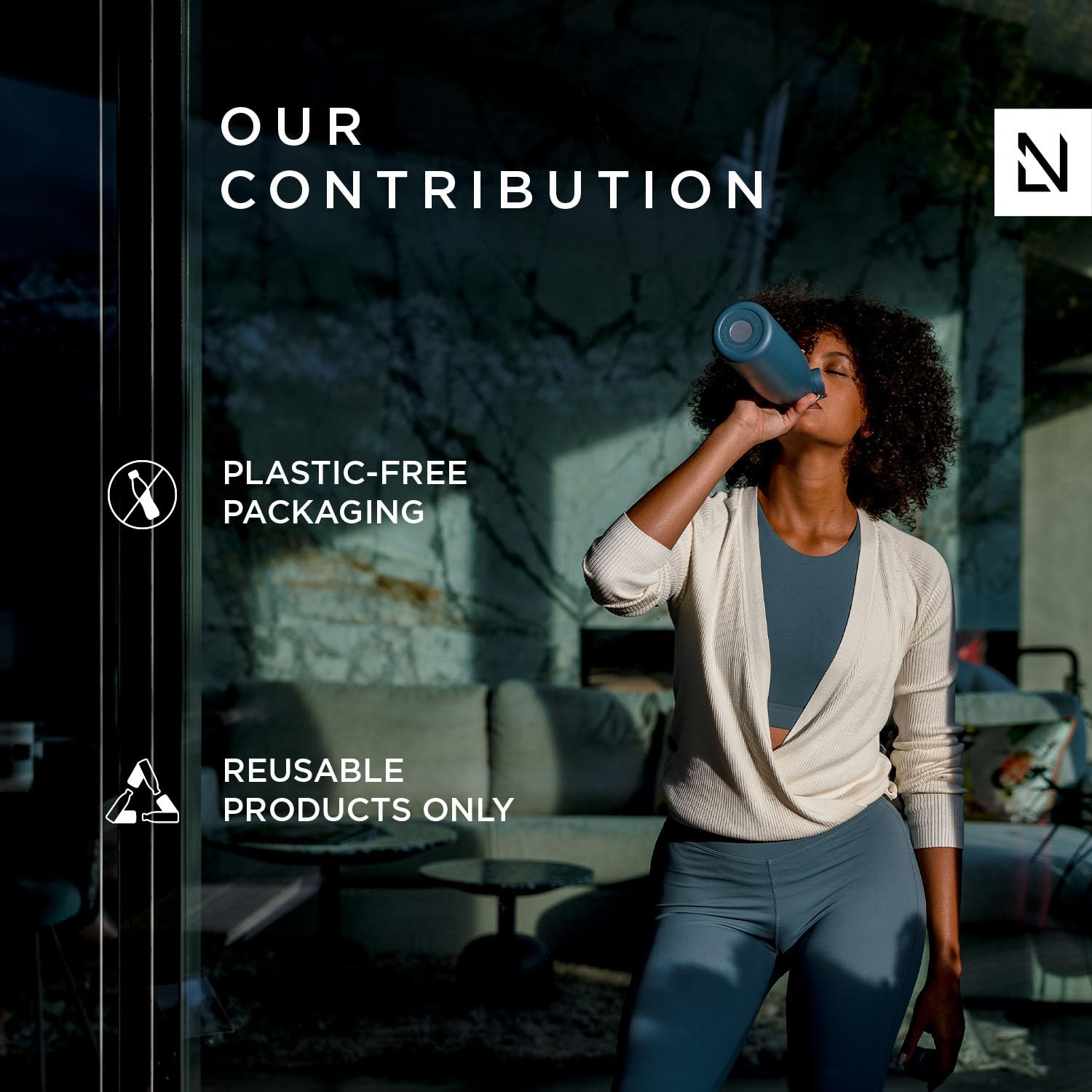 LARS NYSØM Bread Box I Metal bread box with linen bread bag for long lasting freshness I Bread box with bamboo lid usable as cutting board I 34 x 19.5 x 13.5 cm (Taupe Brown)