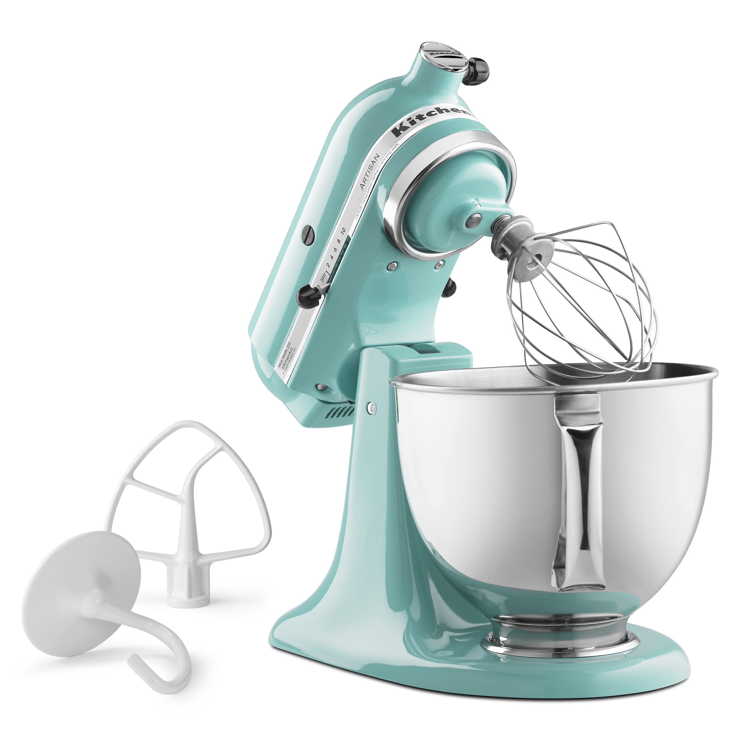 KitchenAid Artisan Series 5-Quart Tilt-Head Stand Mixer, Almond Cream, KSM150PSAC