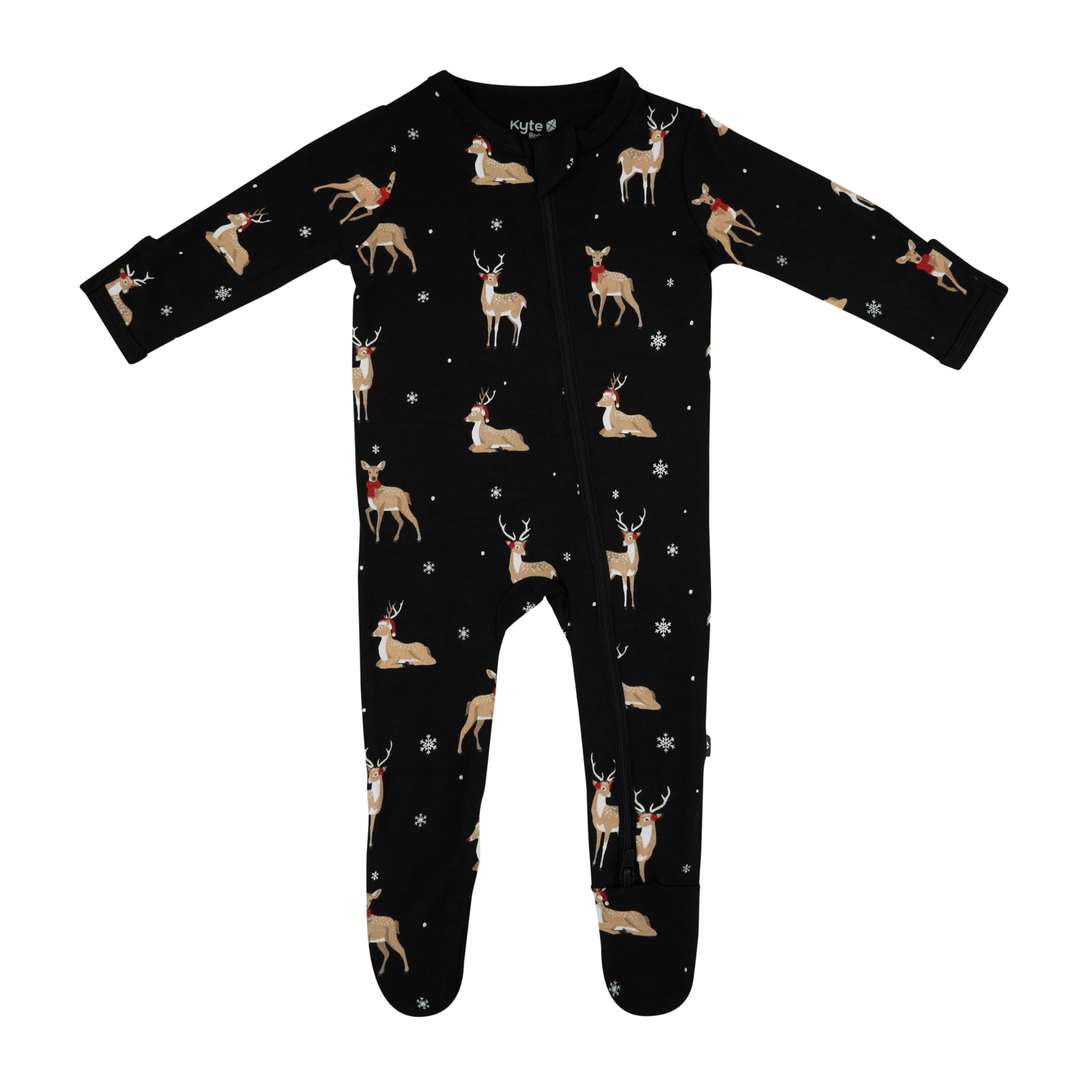 KYTE BABY Unisex Zipper Closure Footies, Rayon Made From Bamboo, 0-24 Months