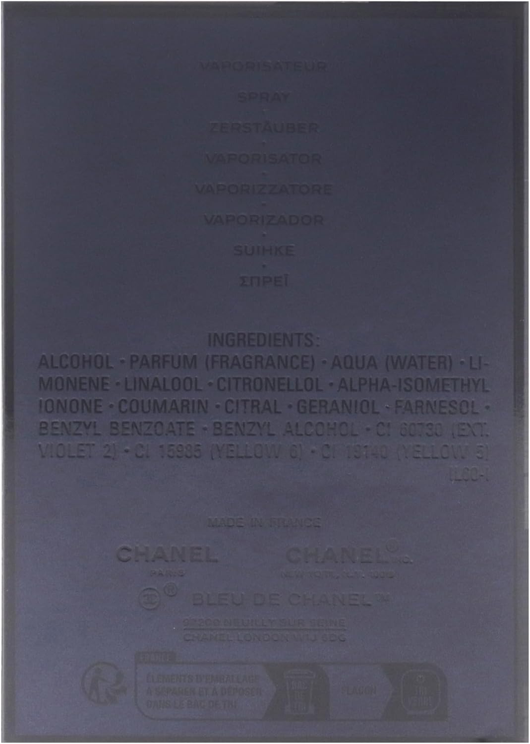 Bleu De Chanel by Chanel for Men - 1.7 oz Parfum Spray