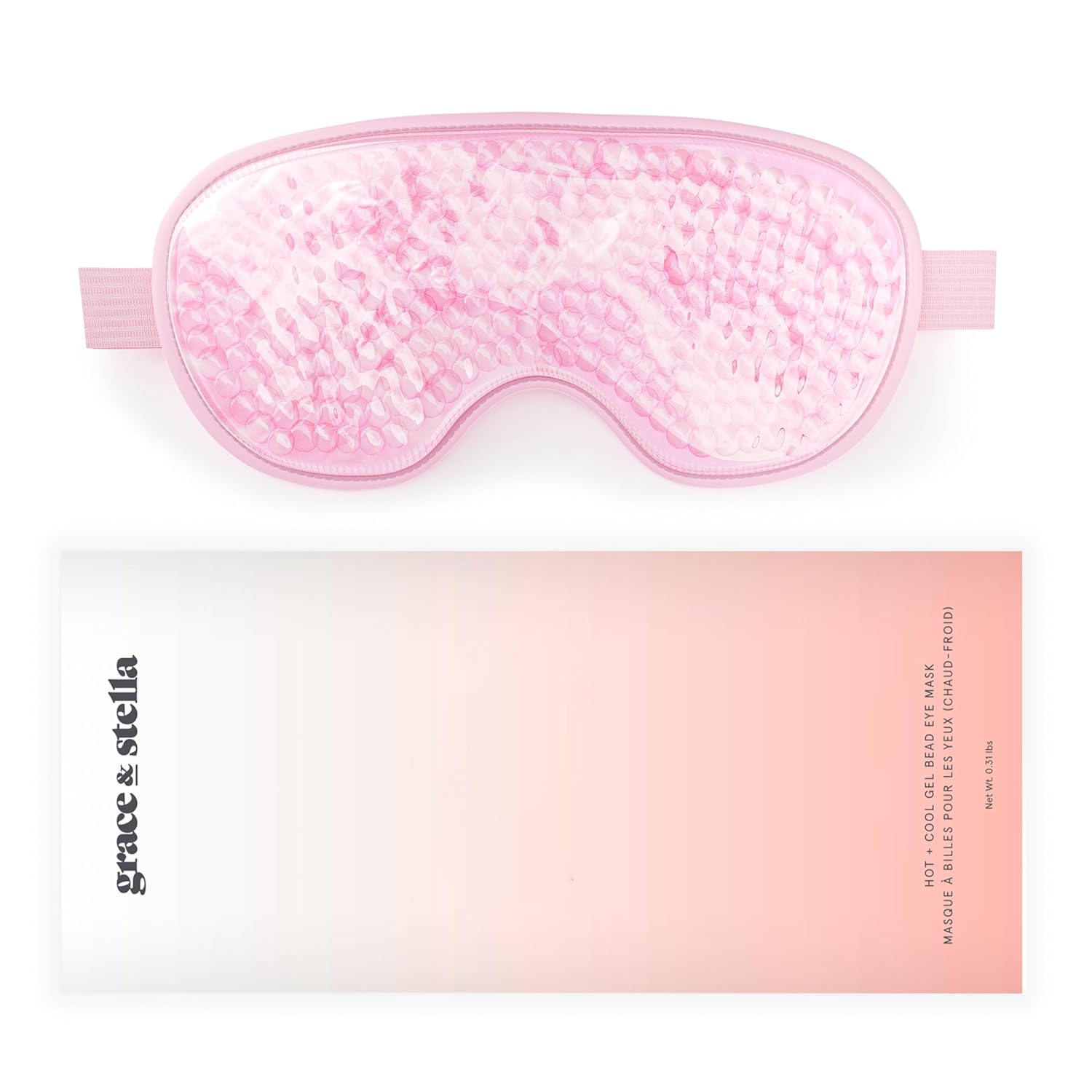 Eye Wrinkle Pads and Patches - Cooling Eye Mask for Puffiness and Wrinkles, Dark Circles, Eye Bags, Migraines - Hot & Cold Eye Mask by Grace and Stella