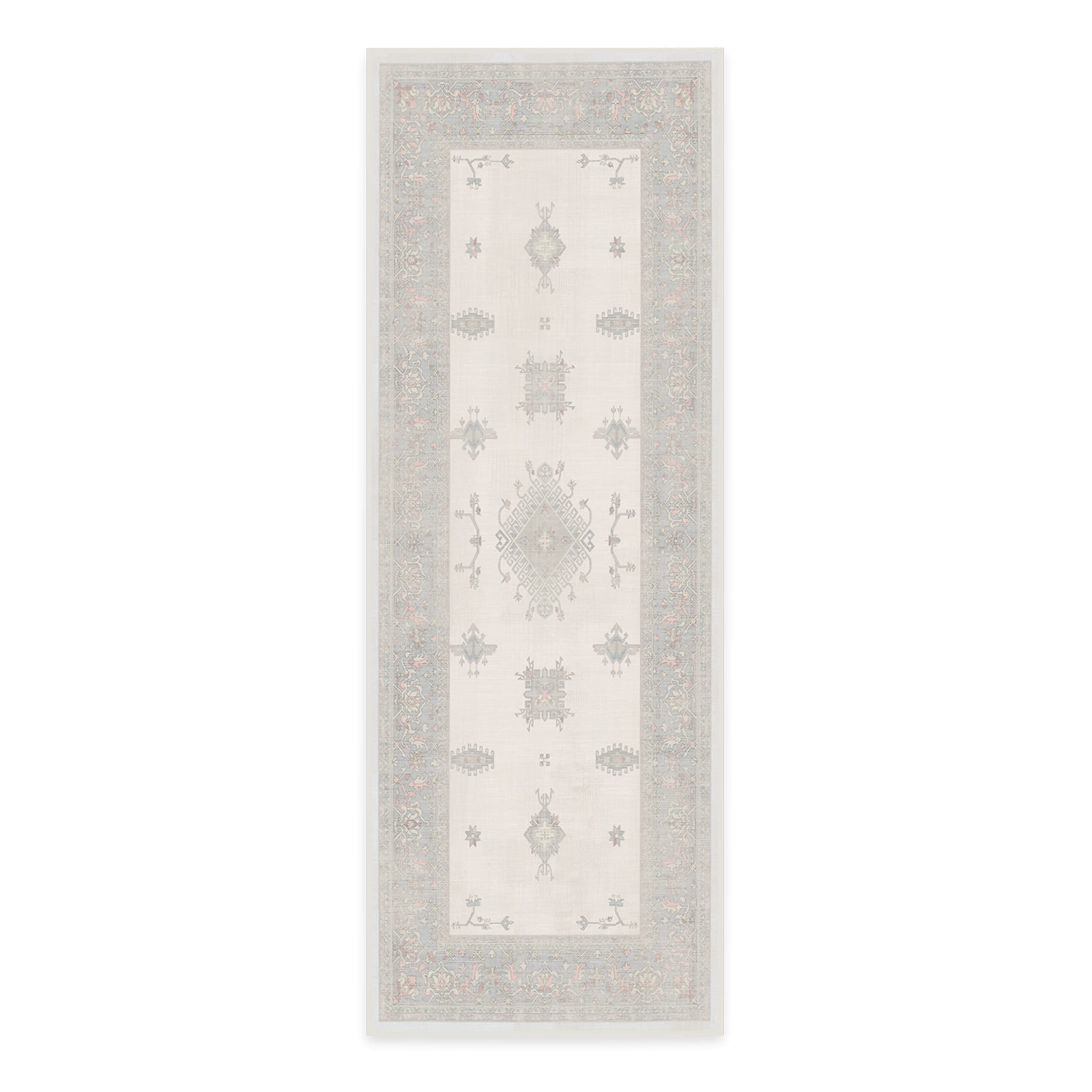 RUGGABLE – Verena Dark Wood – Machine Washable Runner Rug – Pet & Child Friendly – Stain & Water Resistant – Non-Slip – 2.5&