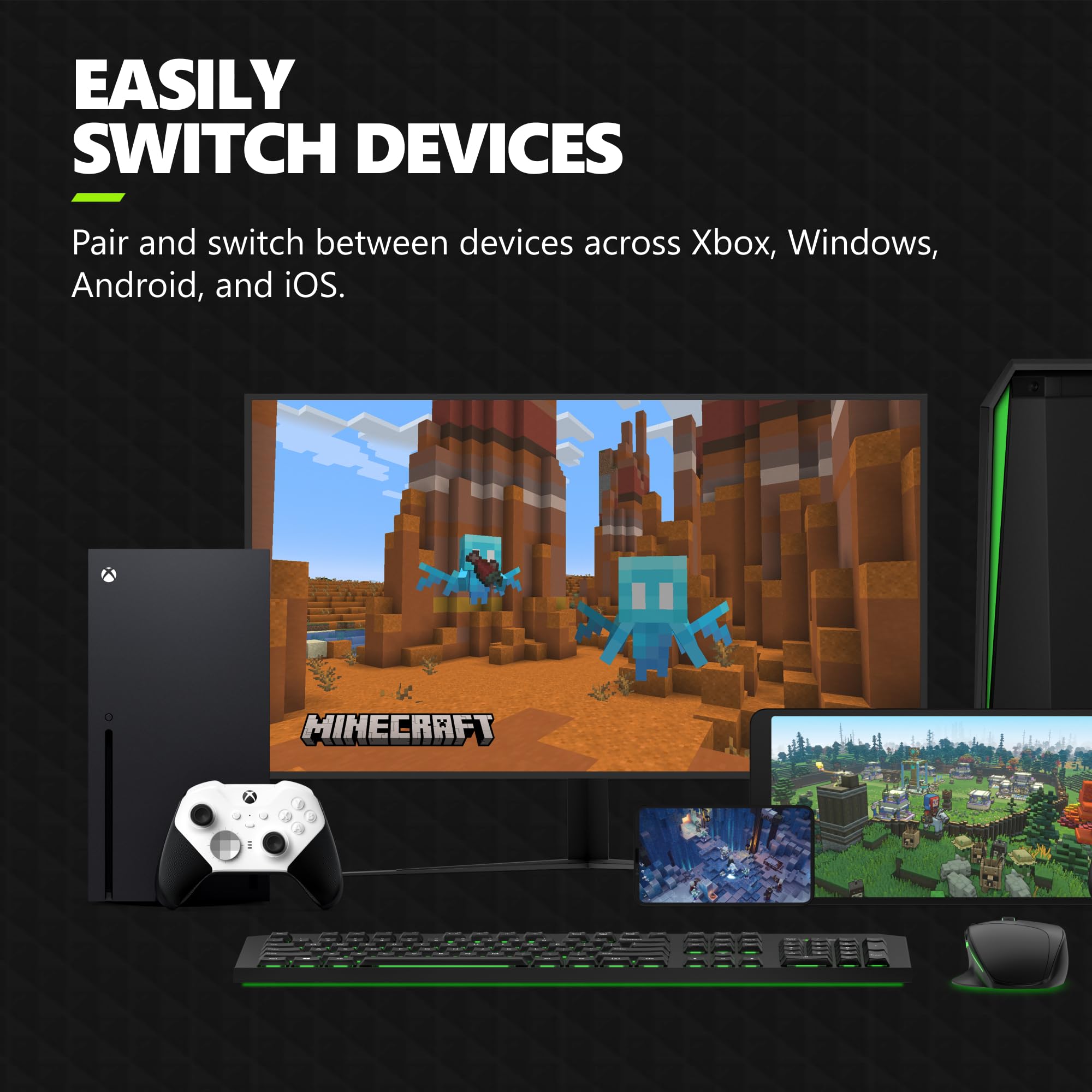 Xbox Elite Wireless Gaming Controller Series 2 – Black – Xbox Series X|S, Xbox One, Windows PC, Android, and iOS - Elite Series 2 Black Edition