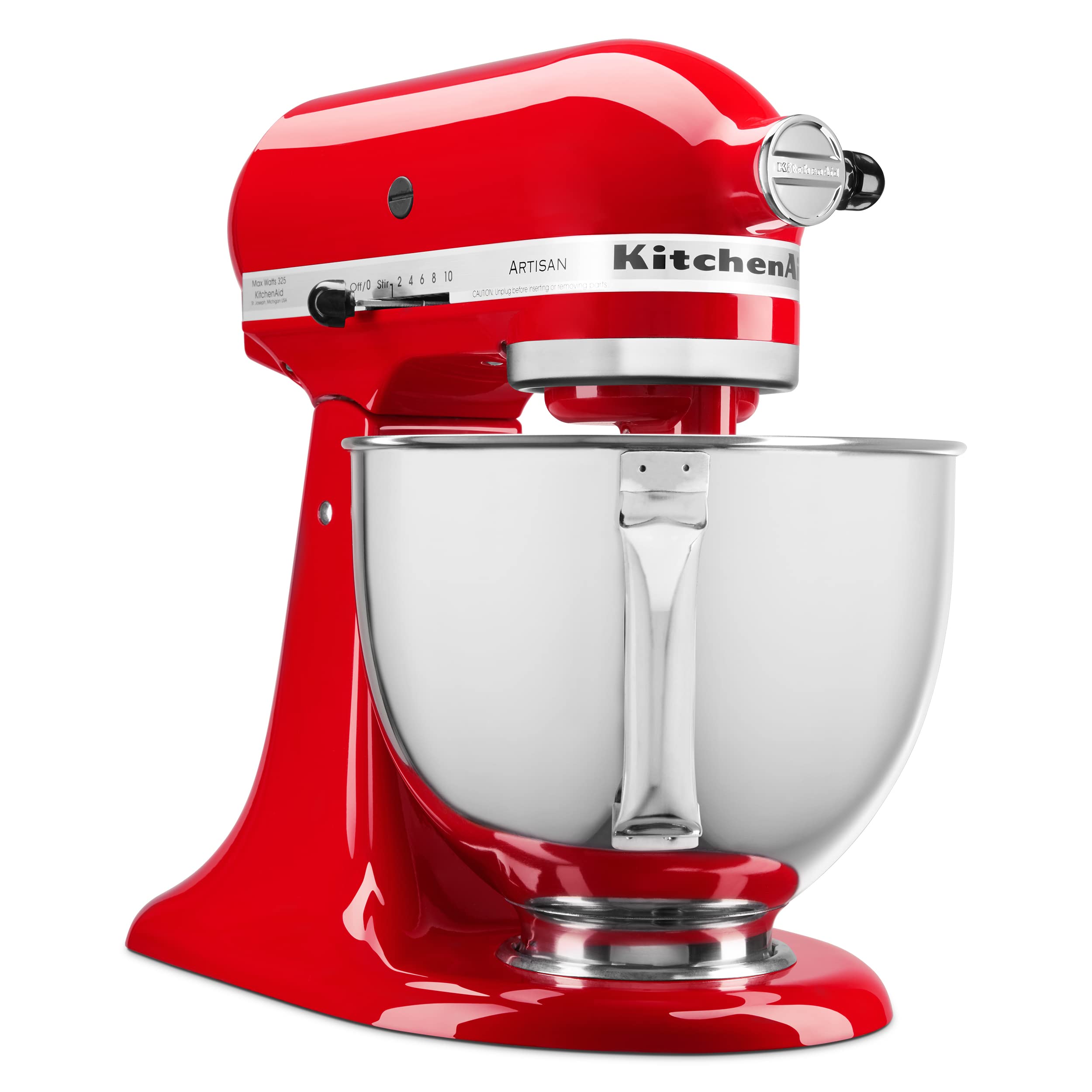KitchenAid Artisan Series 5-Quart Tilt-Head Stand Mixer, Almond Cream, KSM150PSAC