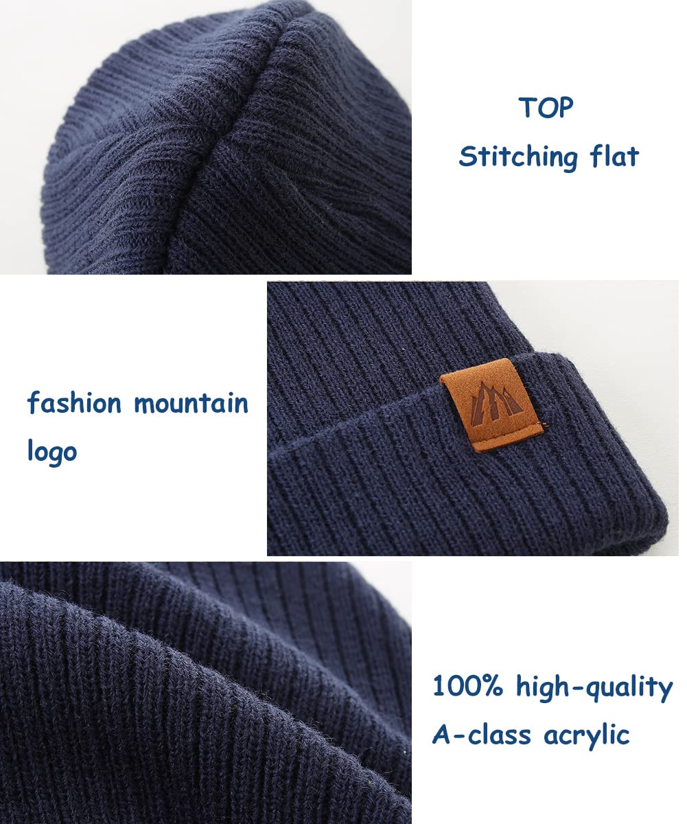 LMLALML Beanie for Toddler Boys Elegant Baby Beanie Knit Winter Hat for Kids