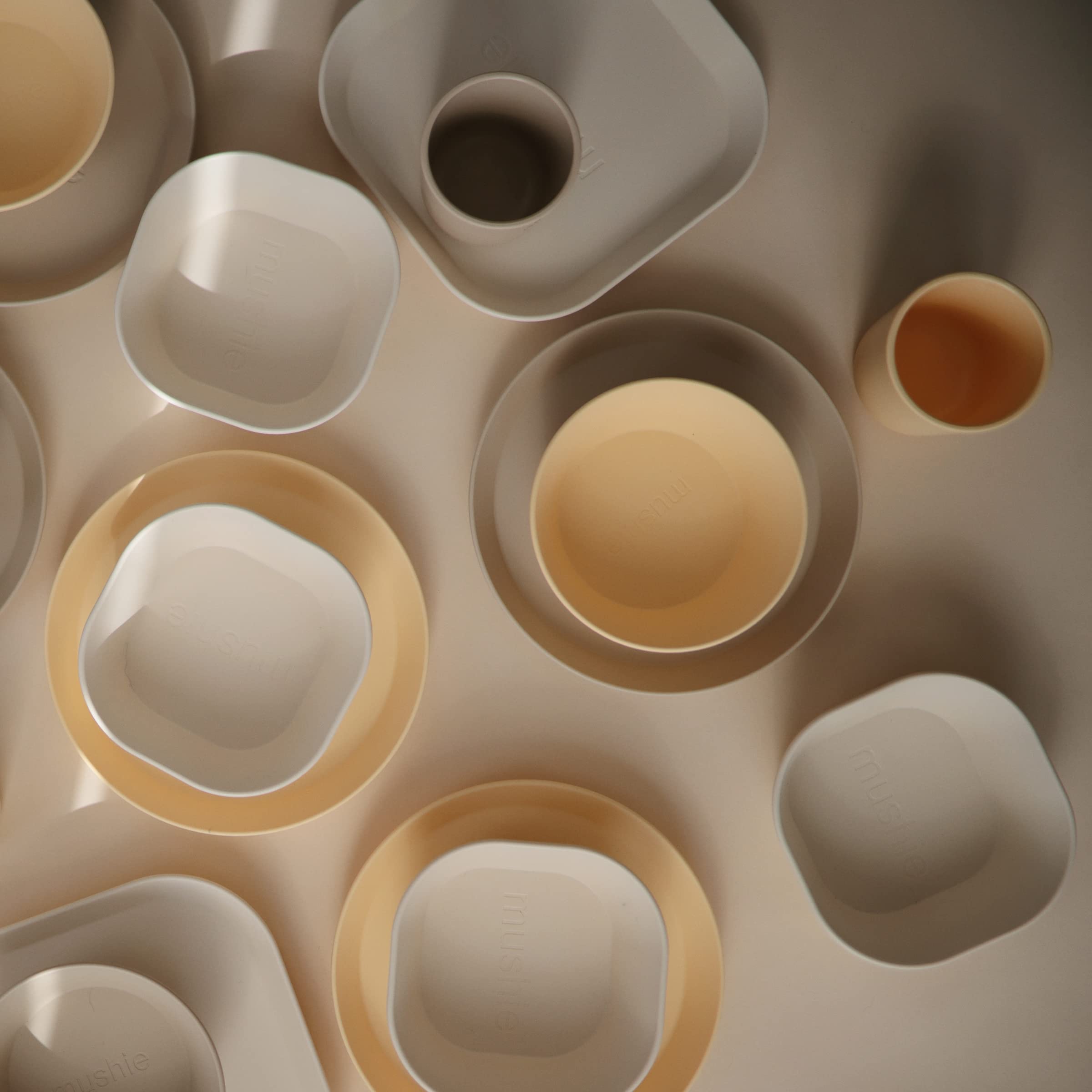 mushie Flatware Fork and Spoon Set for Kids | Made in Denmark (Sage)