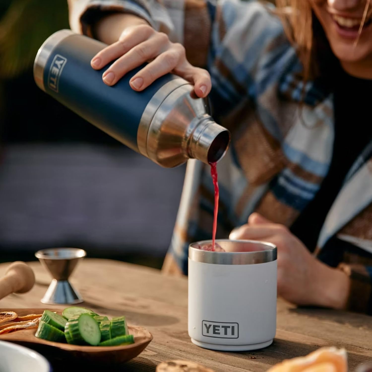 YETI Rambler 20 oz Cocktail Shaker, Stainless Steel, Vacuum Insulated