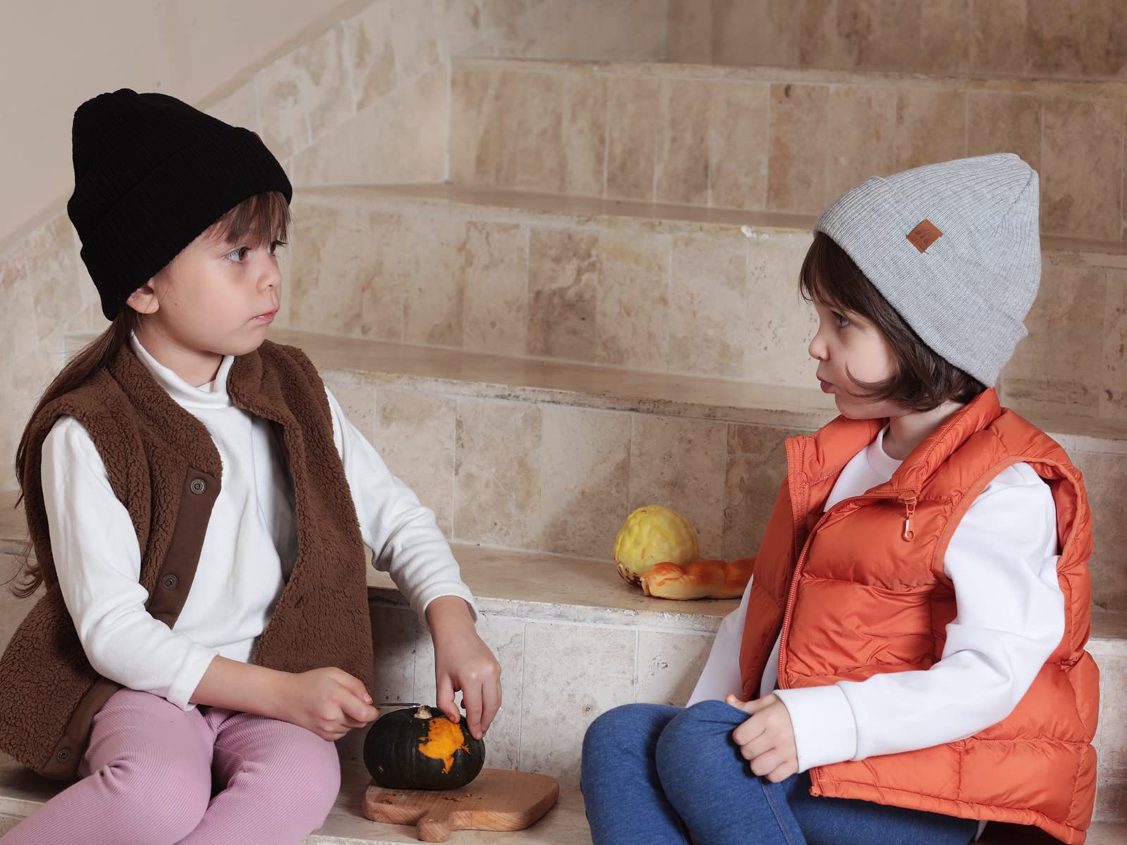 LMLALML Beanie for Toddler Boys Elegant Baby Beanie Knit Winter Hat for Kids