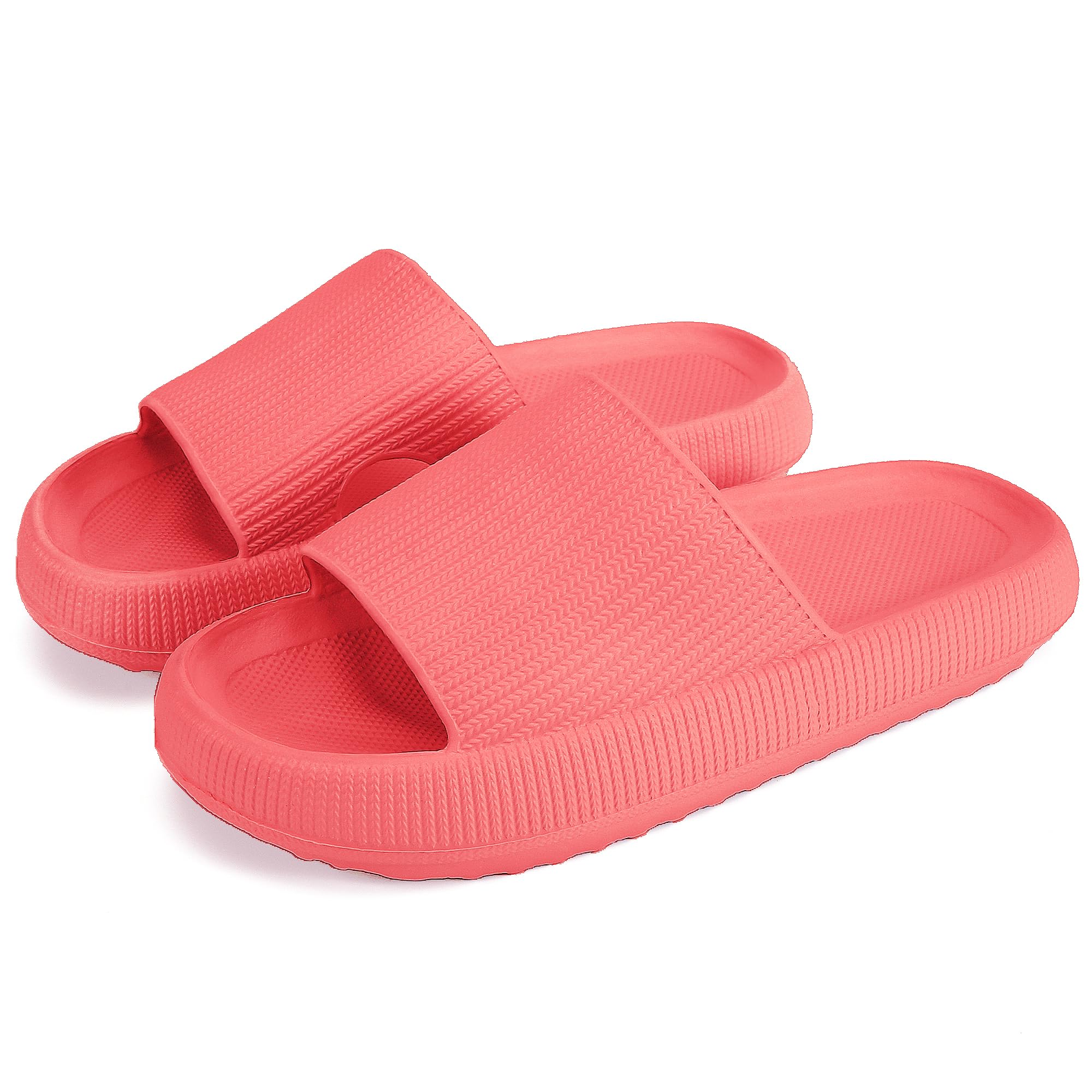 rosyclo Cloud Slippers for Women and Men, Pillow House Slippers Shower Shoes Indoor Slides Bathroom Sandals, Ultimate Comfort, Lightweight, Thick Sole, Non-Slip, Easy to Clean