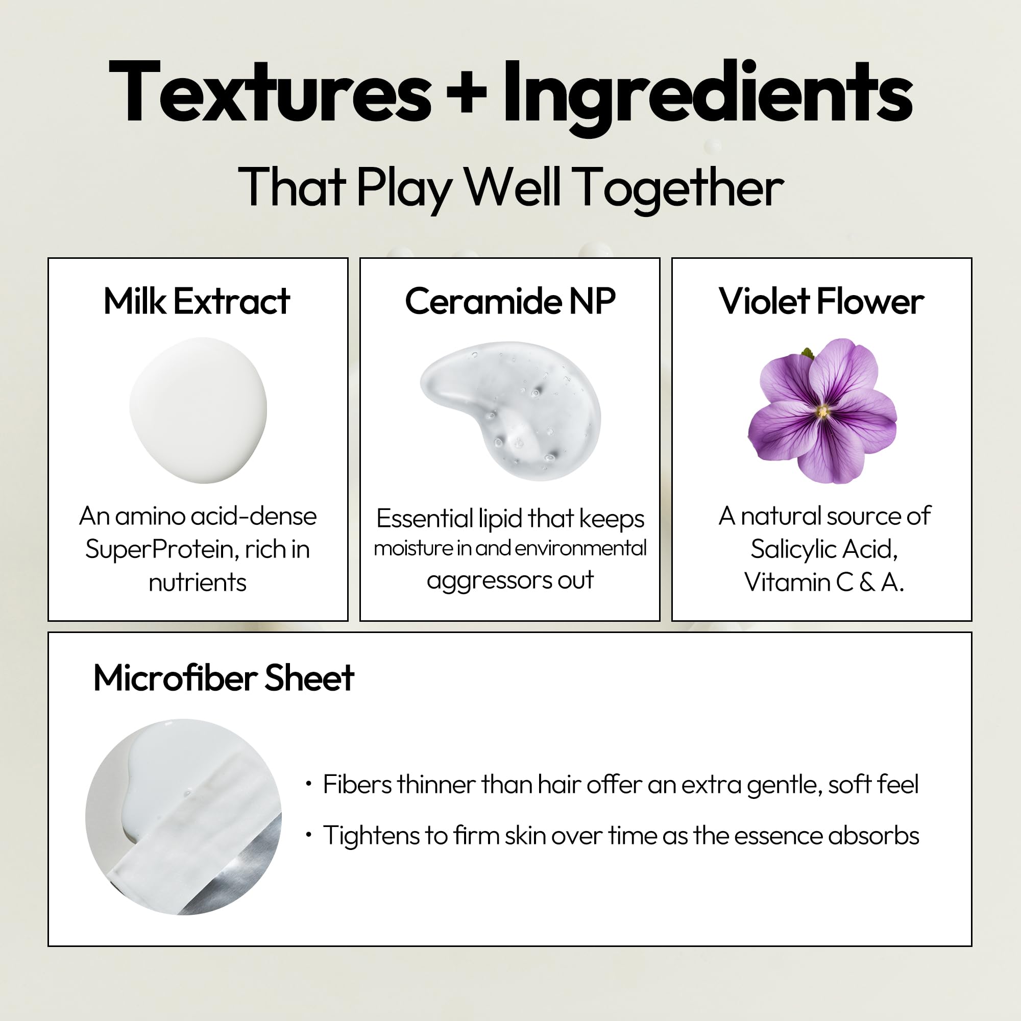 LAPCOS Pearl Sheet Mask, Daily Face Mask with Probiotics to Brighten and Clarify Skin, Korean Beauty Favorite, 5-Pack