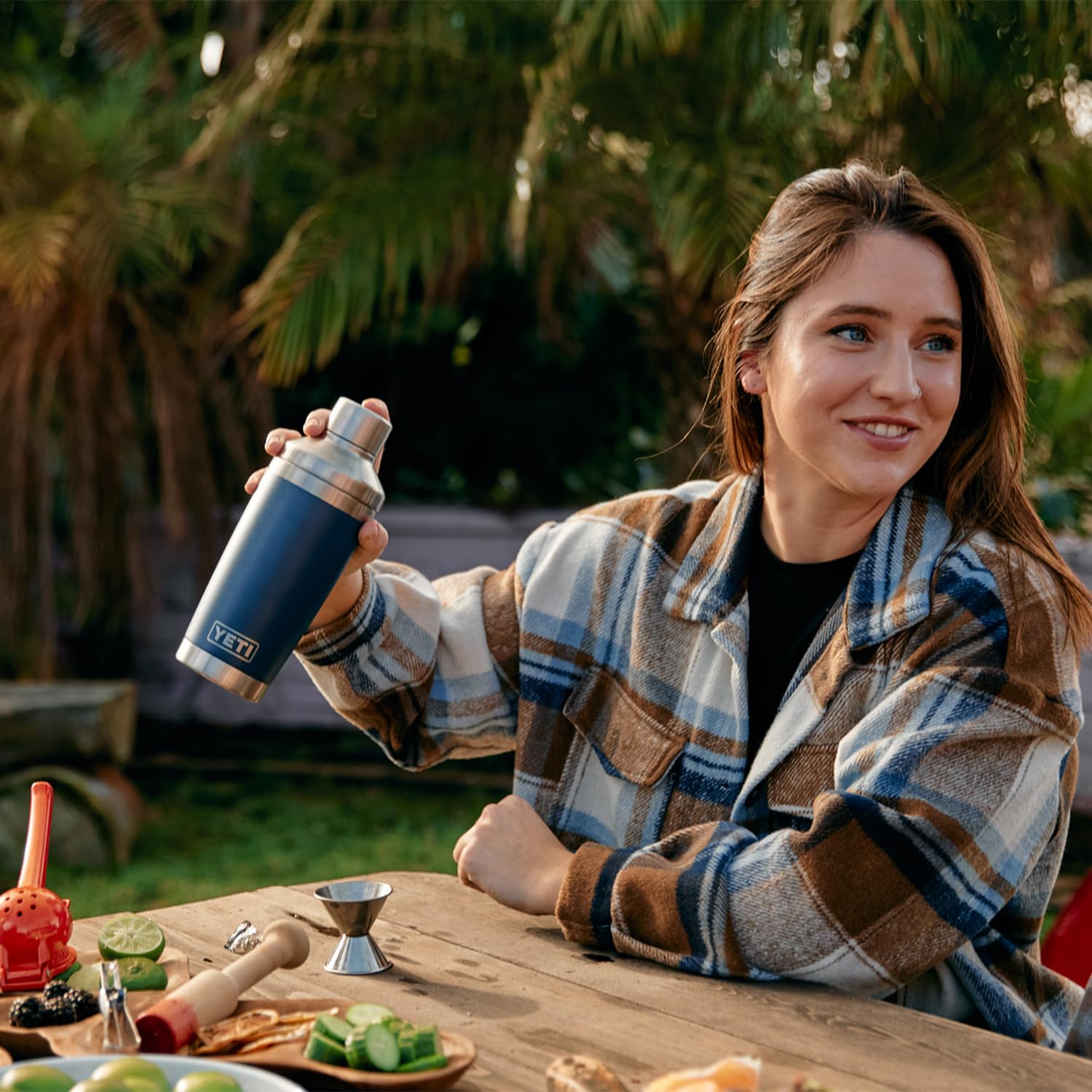 YETI Rambler 20 oz Cocktail Shaker, Stainless Steel, Vacuum Insulated