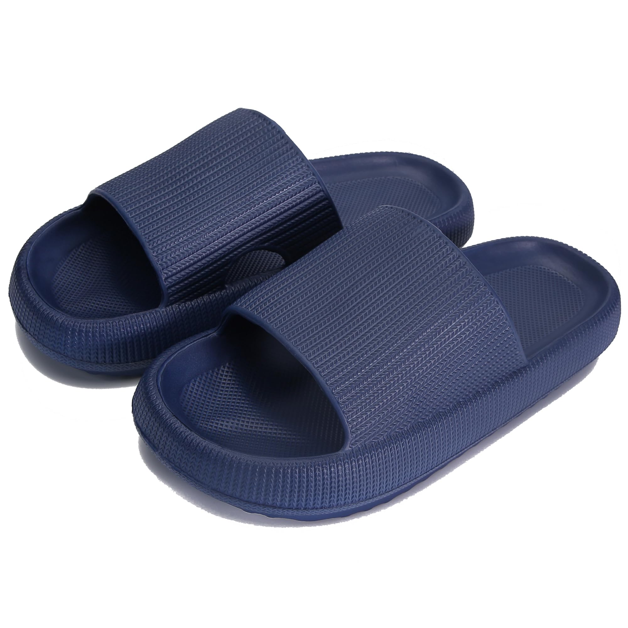 rosyclo Cloud Slippers for Women and Men, Pillow House Slippers Shower Shoes Indoor Slides Bathroom Sandals, Ultimate Comfort, Lightweight, Thick Sole, Non-Slip, Easy to Clean