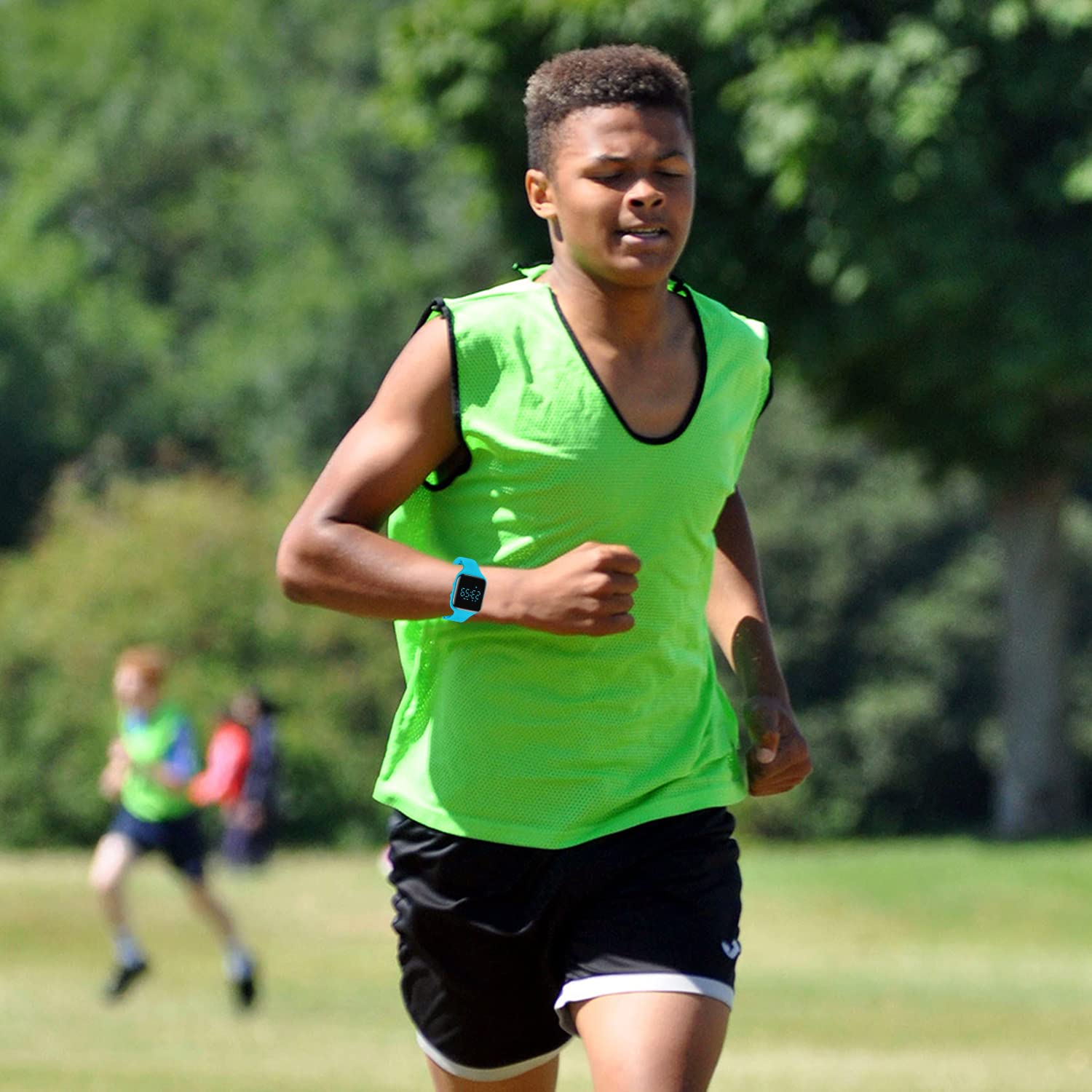 Kids Watch, No App Fitness Tracker Watch for Kids Teenager Digital Watch with Steps Counter/Distance/Calories/Alarm/Stopwatch Fitness Watch for Kids Girls Boys Gift for Teens