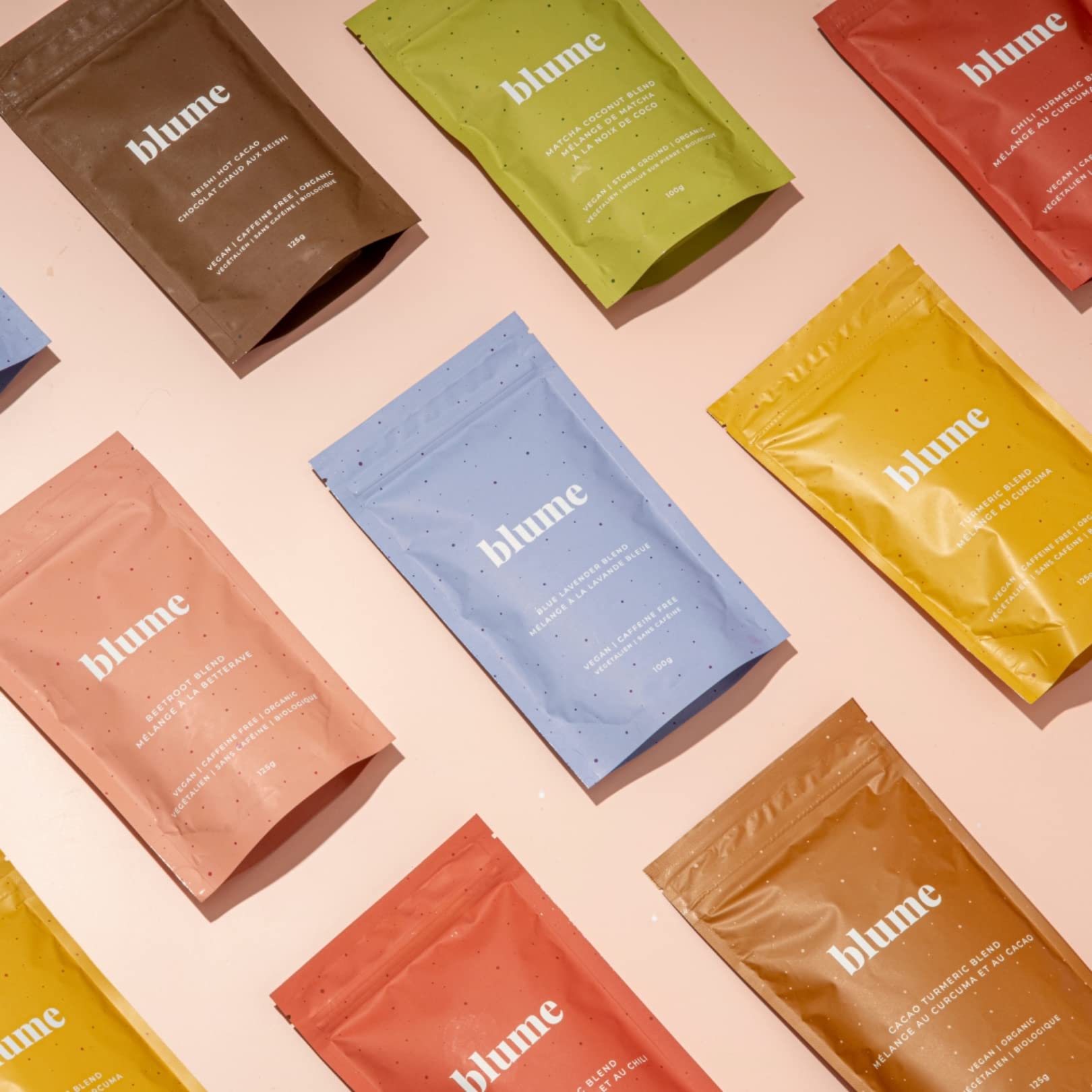 Blume Rose London Fog Latte with Zero Sugar or Caffeine - Certified Organic, Vegan and Gluten-Free - Tart Cherry & Rosehips blend rich Antioxidant & Vitamin to Ease Bloating and Boost Your Natural Glow - 30 Servings