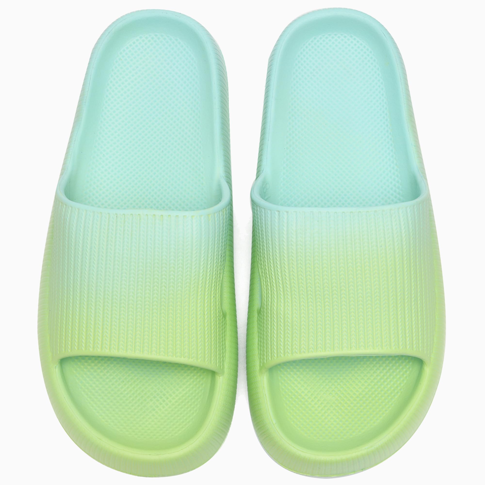 rosyclo Cloud Slippers for Women and Men, Pillow House Slippers Shower Shoes Indoor Slides Bathroom Sandals, Ultimate Comfort, Lightweight, Thick Sole, Non-Slip, Easy to Clean