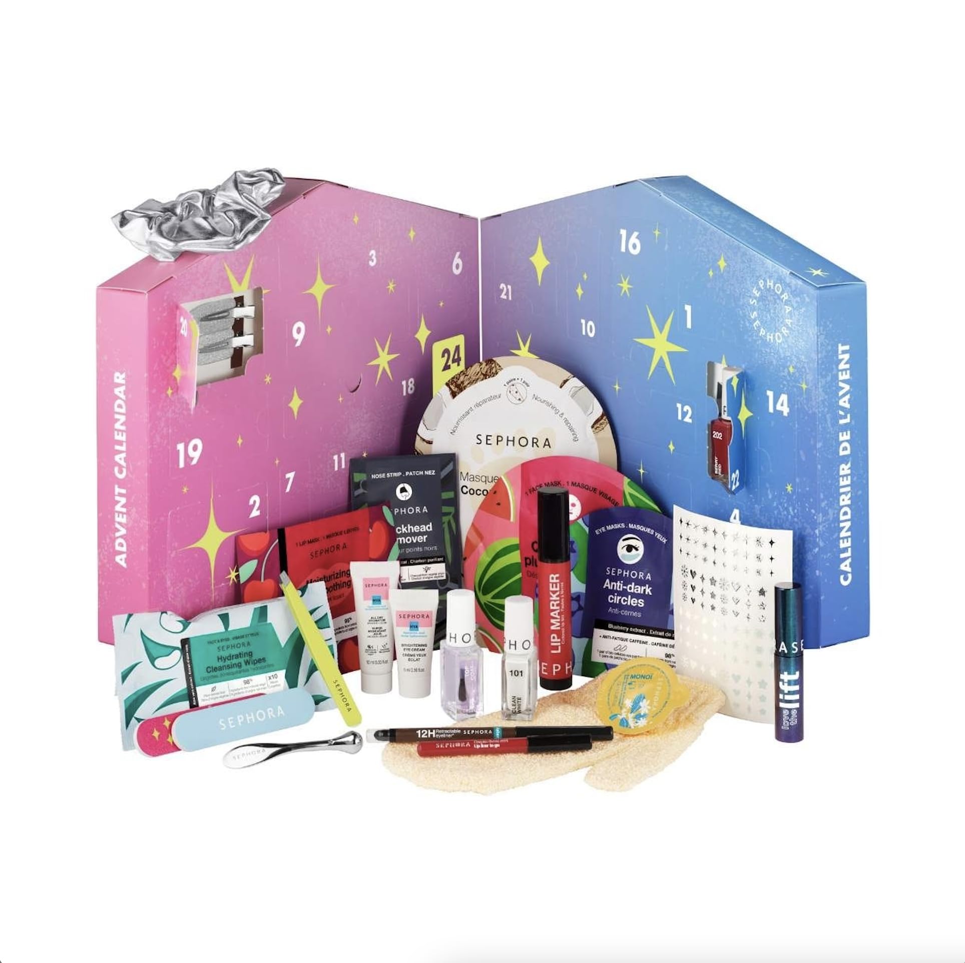 Sephora Advent Calendar 2024 - Moving Lights Advent Calendar - 24 Surprises, Including Make-up, Care, Bathroom Products or Accessories