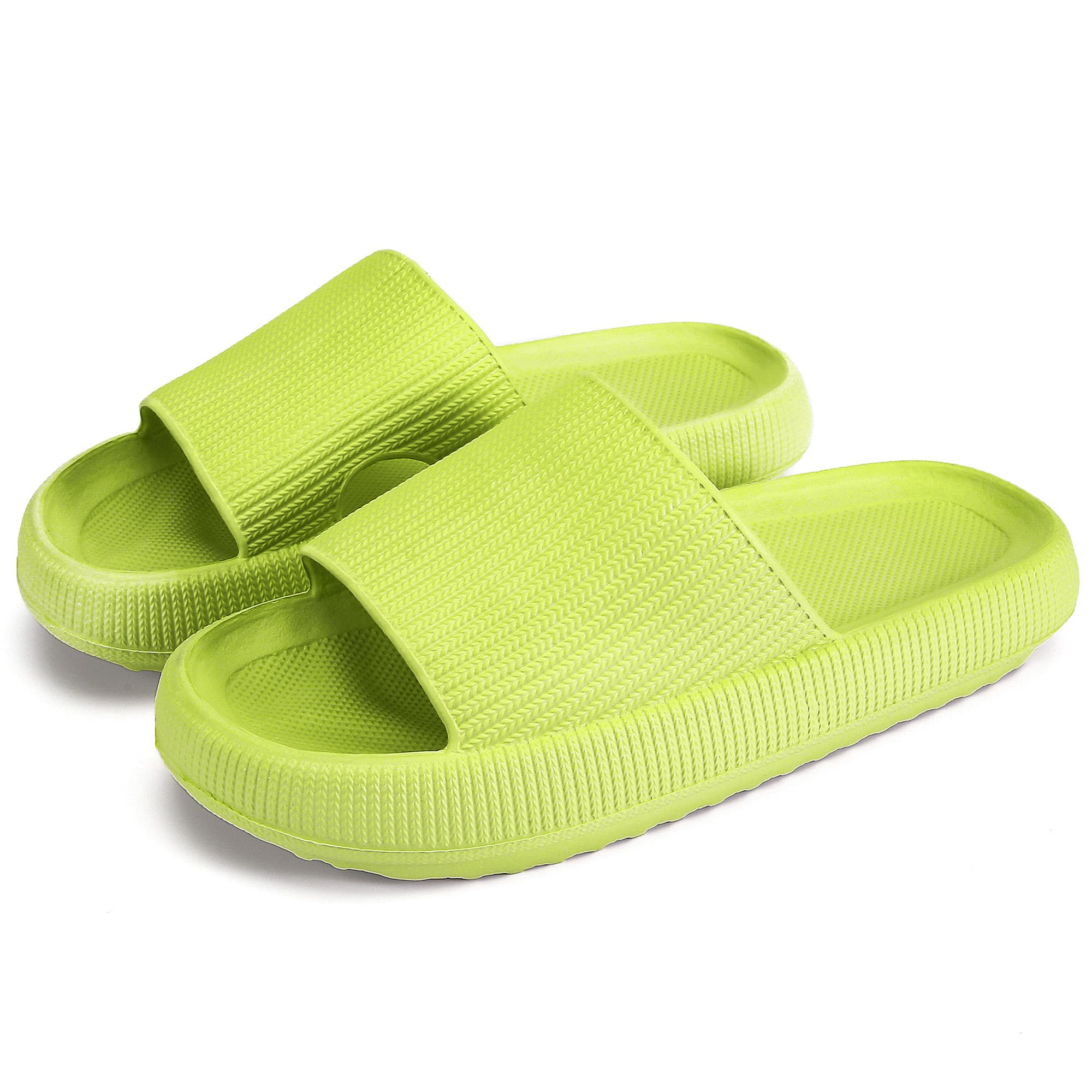 rosyclo Cloud Slippers for Women and Men, Pillow House Slippers Shower Shoes Indoor Slides Bathroom Sandals, Ultimate Comfort, Lightweight, Thick Sole, Non-Slip, Easy to Clean