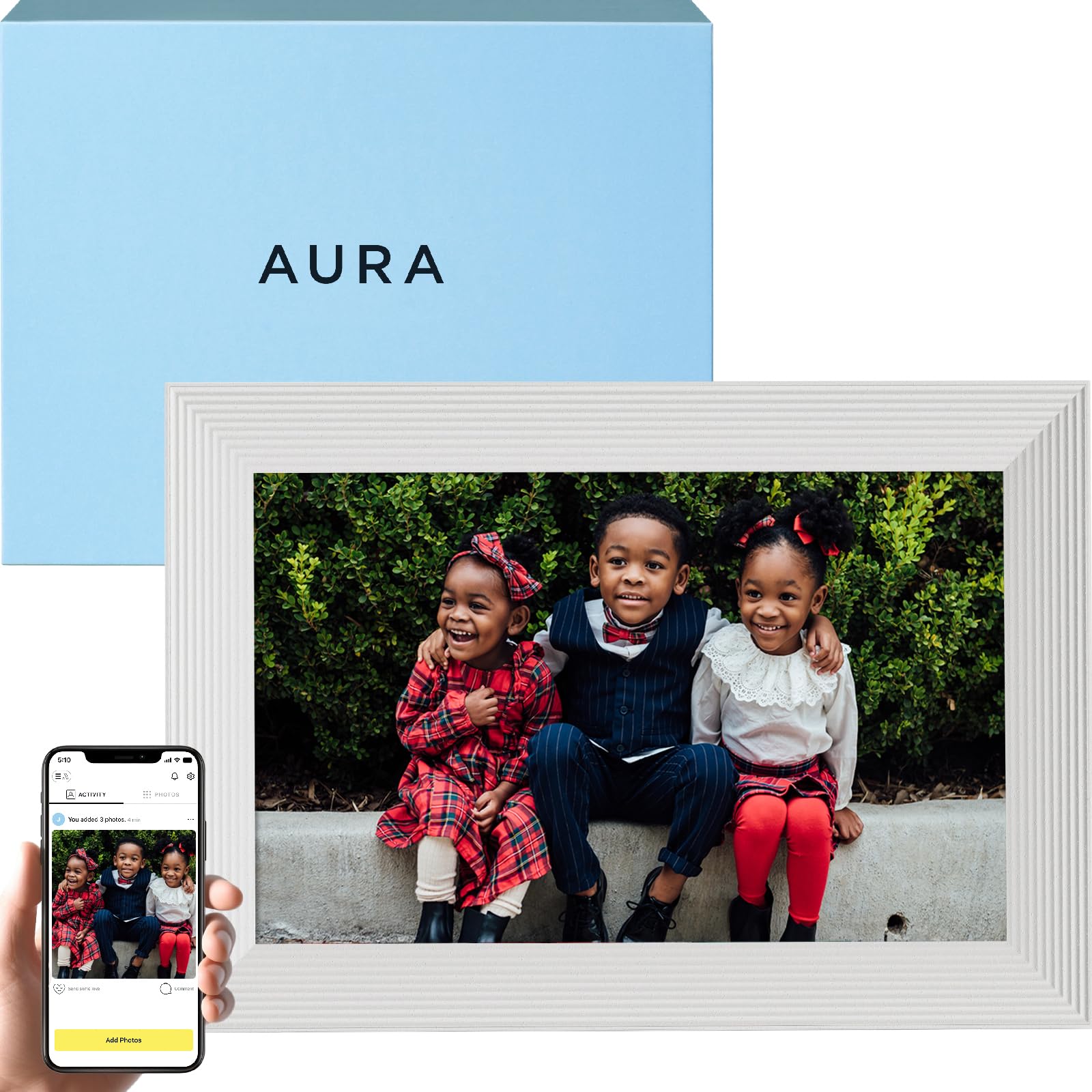 Aura Digital Picture Frame - 10.1" HD Mat Display | Wirecutter&