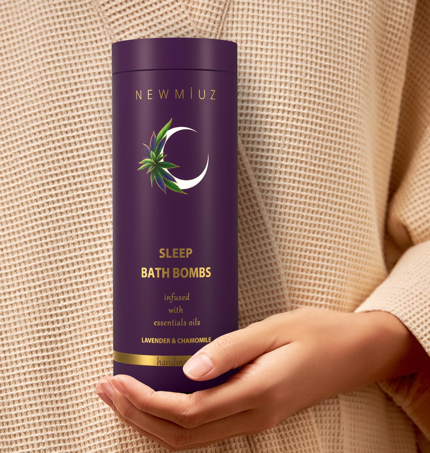 Deep Sleep Bubble Bath Bombs Infused Lavender and Chamomile Essential Luxurious Bath Additives for Dry Skin Nourishment -Indulge in A Blissful Bathing Experience with Our Relaxation Gift Set